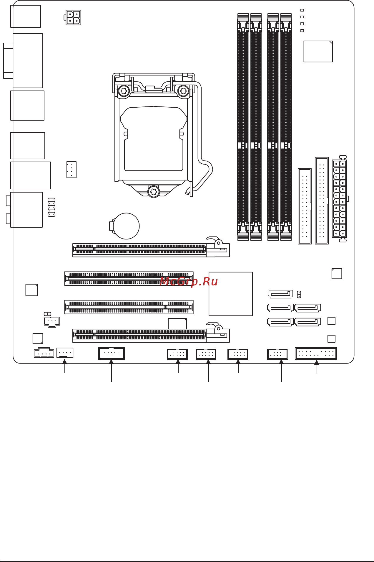 Gigabyte GA-H55M-UD2H  (REV. 1.0) [7/96] J only for ga h55m ud2h