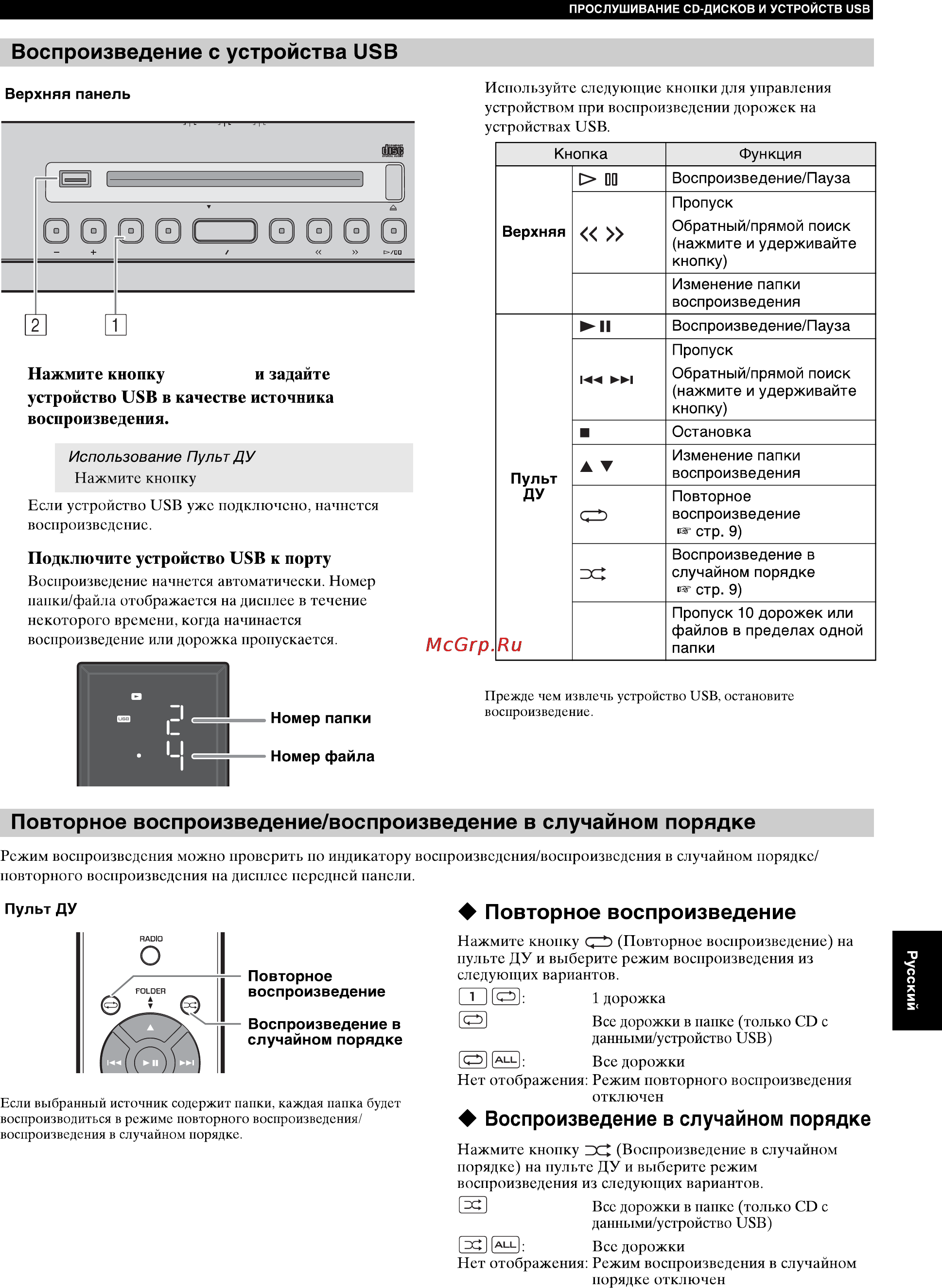 Yamaha ISX-803 Dark/Blue [11/32] Повторное воспроизведение воспроизведение в случайном порядке