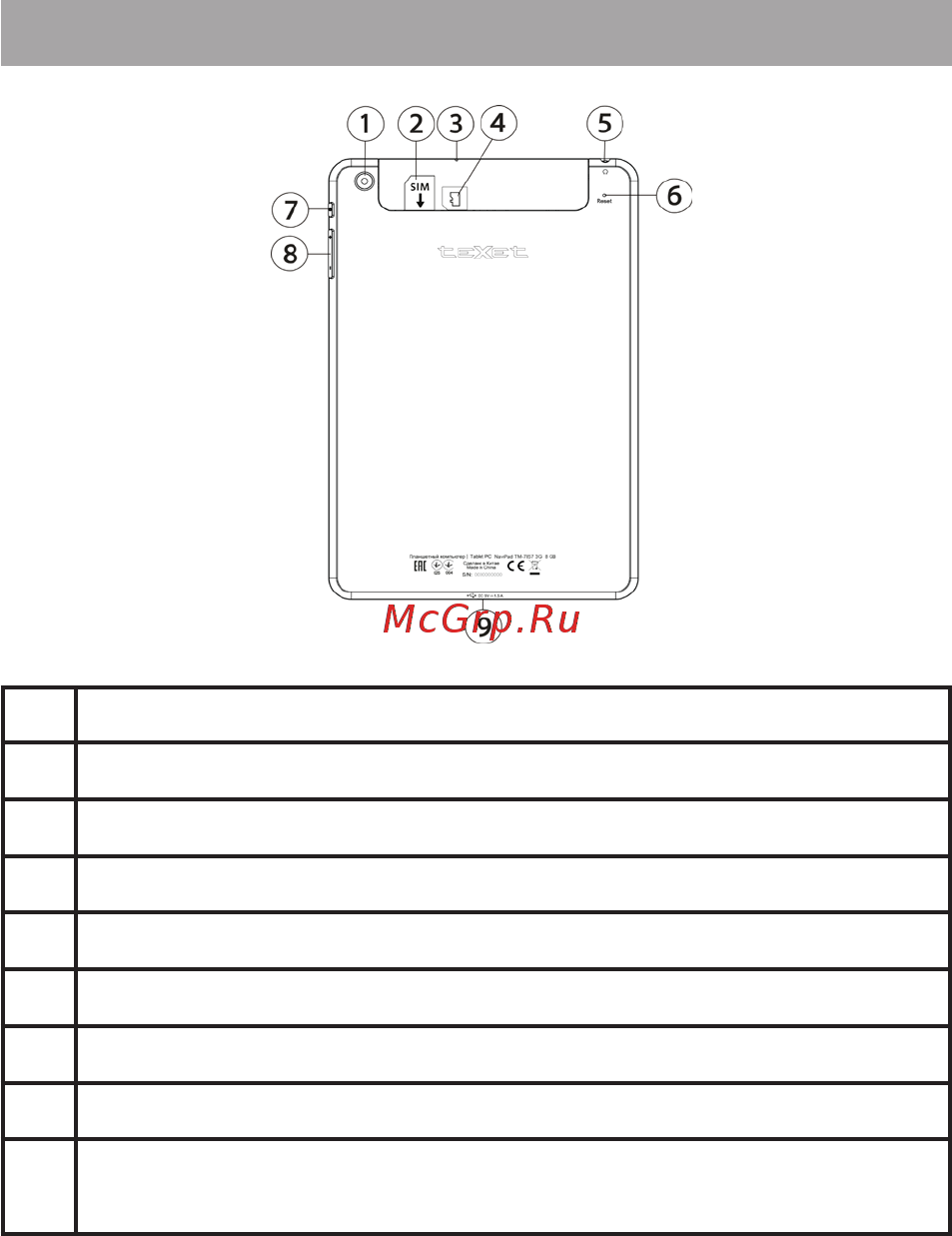 Texet X-pad STYLE TM-7877 8