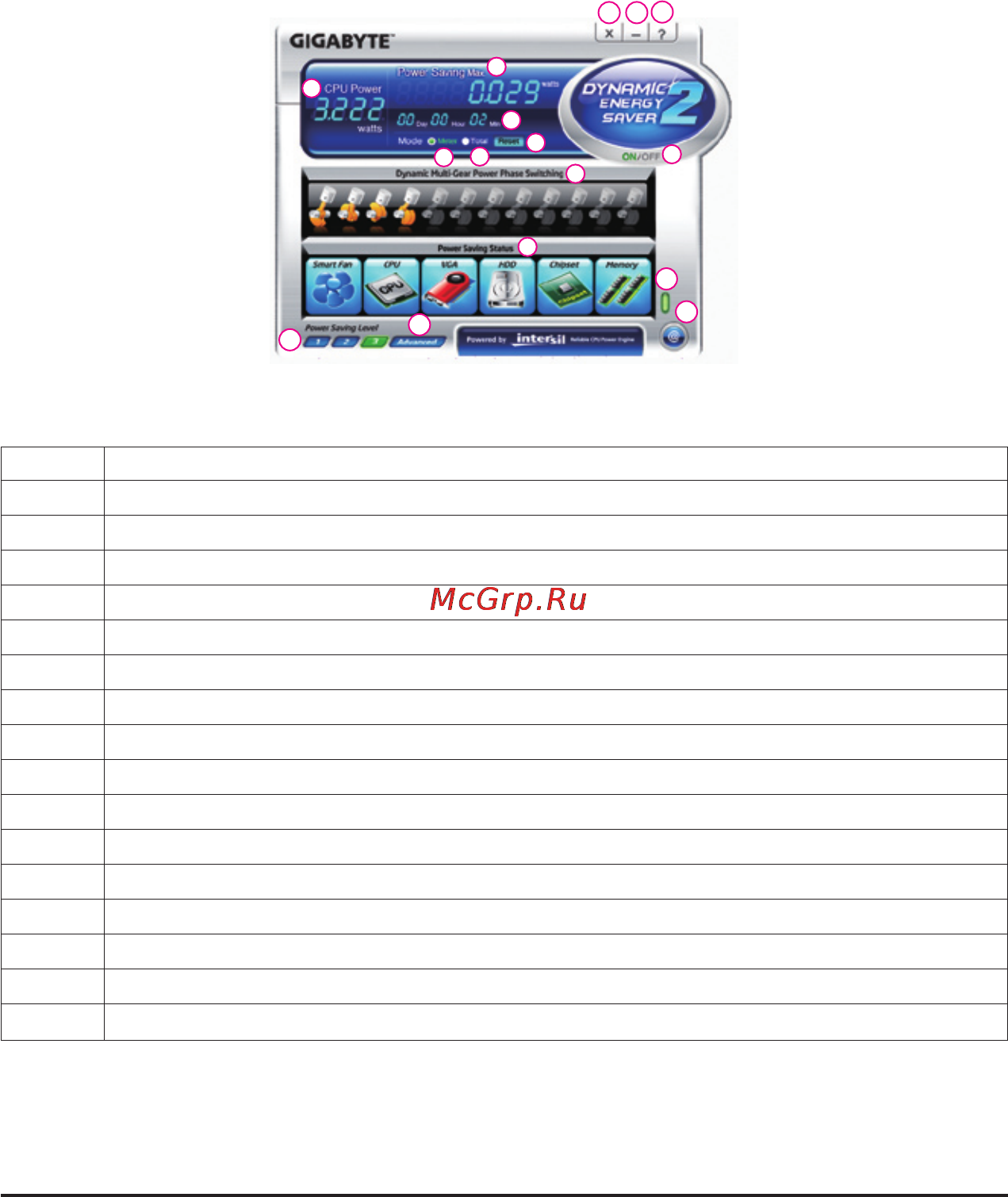 Gigabyte GA-H55-UD3H  (REV. 1.0) [71/96] 4 dynamic energy save