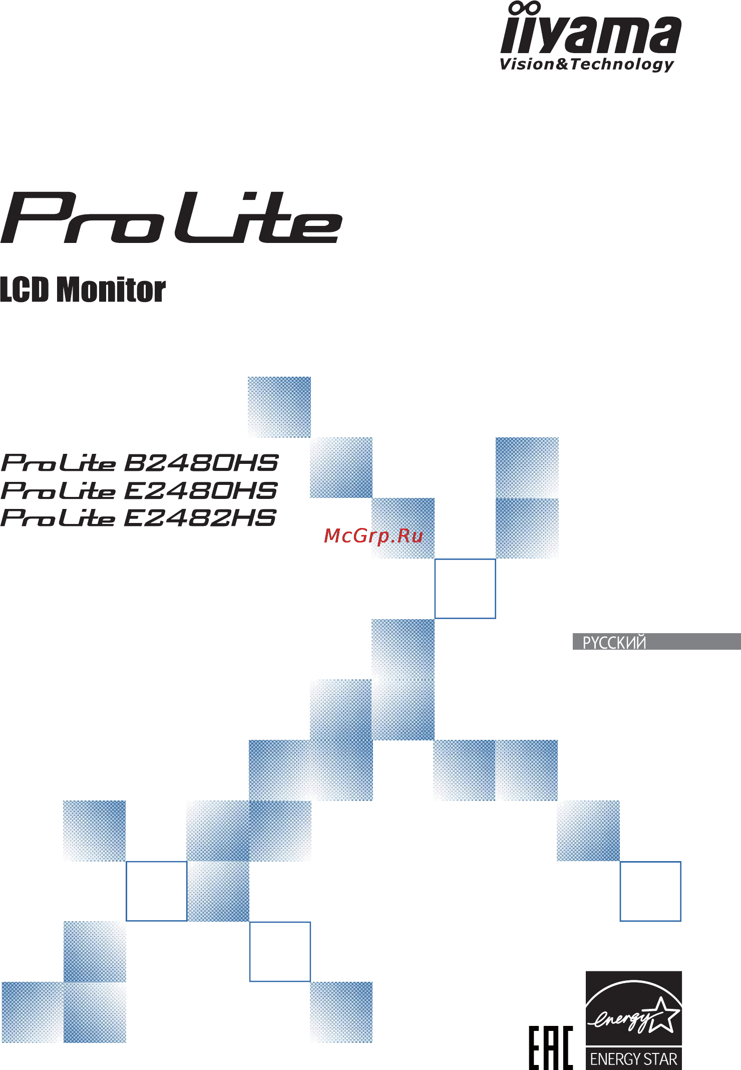 Iiyama ProLite E2480HS-B1 Инструкция по эксплуатации онлайн