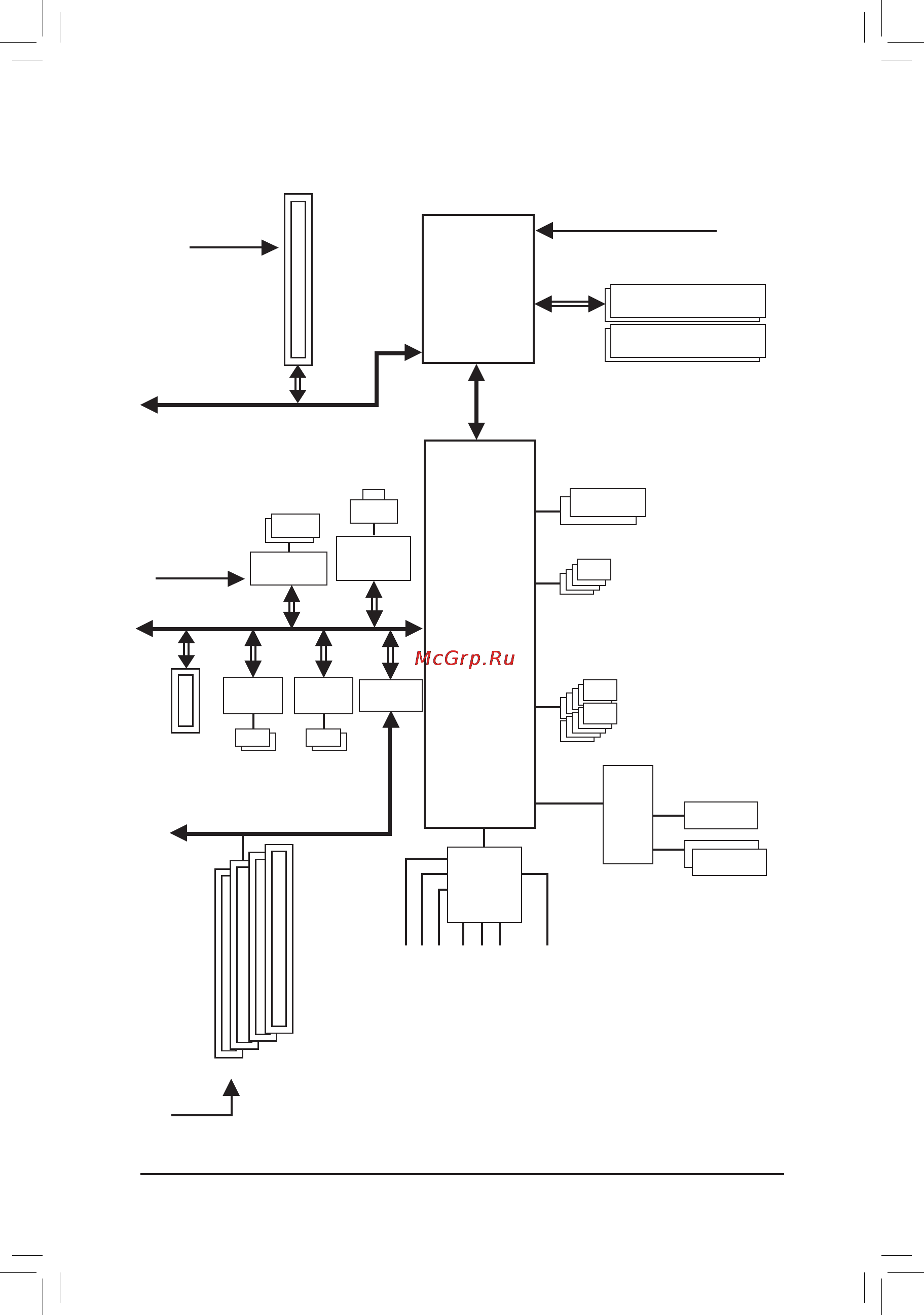 Gigabyte GA-PA65-UD3-B3  (REV. 1.0) [8/104] Ga pa65 ud3 b3 motherboard block diagram