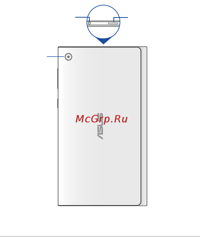 Asus MeMO Pad 7 ME572CL 16Gb LTE Red (1C008A) [5/20] Вид сзади