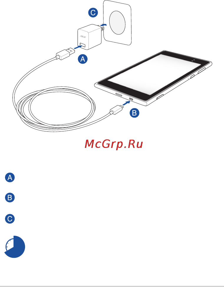 Asus MeMO Pad 7 ME572CL 16Gb LTE Red (1C008A) [7/20] Зарядка планшета