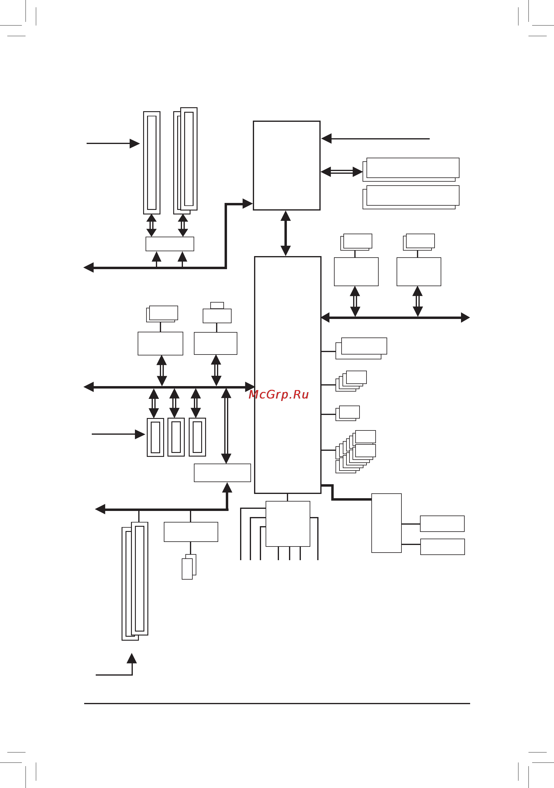 Gigabyte GA-P67X-UD3R-B3  (REV. 1.0) [8/116] Ga p67x ud3r b3 motherboard block diagram