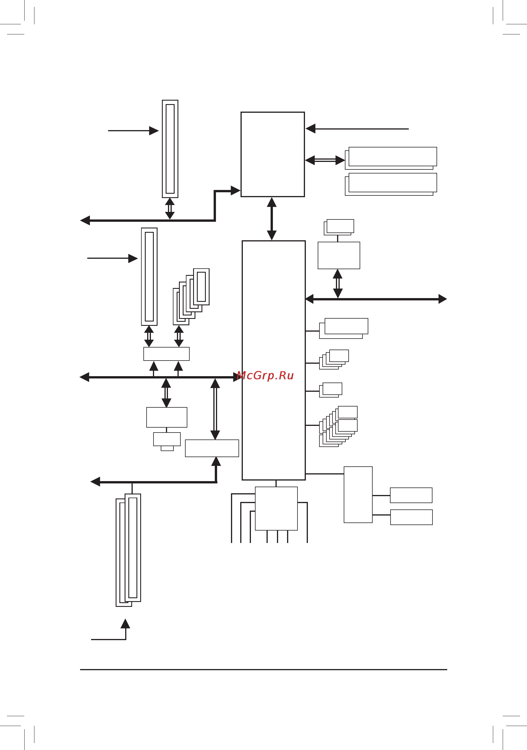 Gigabyte GA-P67A-UD3R-B3  (REV. 1.1) [8/104] Ga p67a ud3r b3 motherboard block diagram