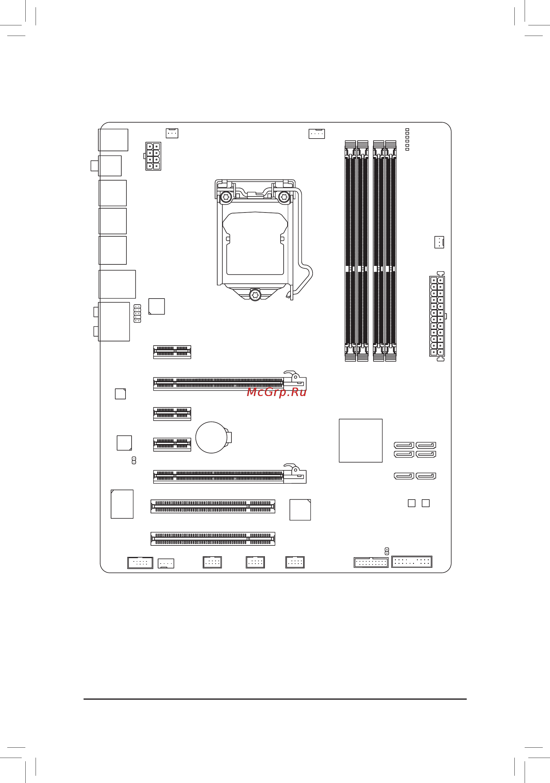 Gigabyte GA-P67A-UD3P-B3  (REV. 1.1) [7/104] Expansion card for a longer expansion card use other expansion slots expansion card for a longer expansion card use other expansion slots