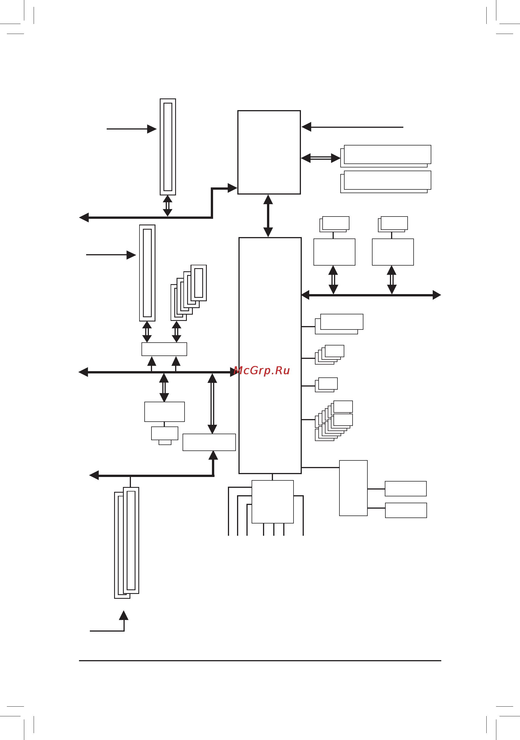 Gigabyte GA-P67A-UD3P-B3  (REV. 1.1) [8/104] Ga p67a ud3p b3 motherboard block diagram