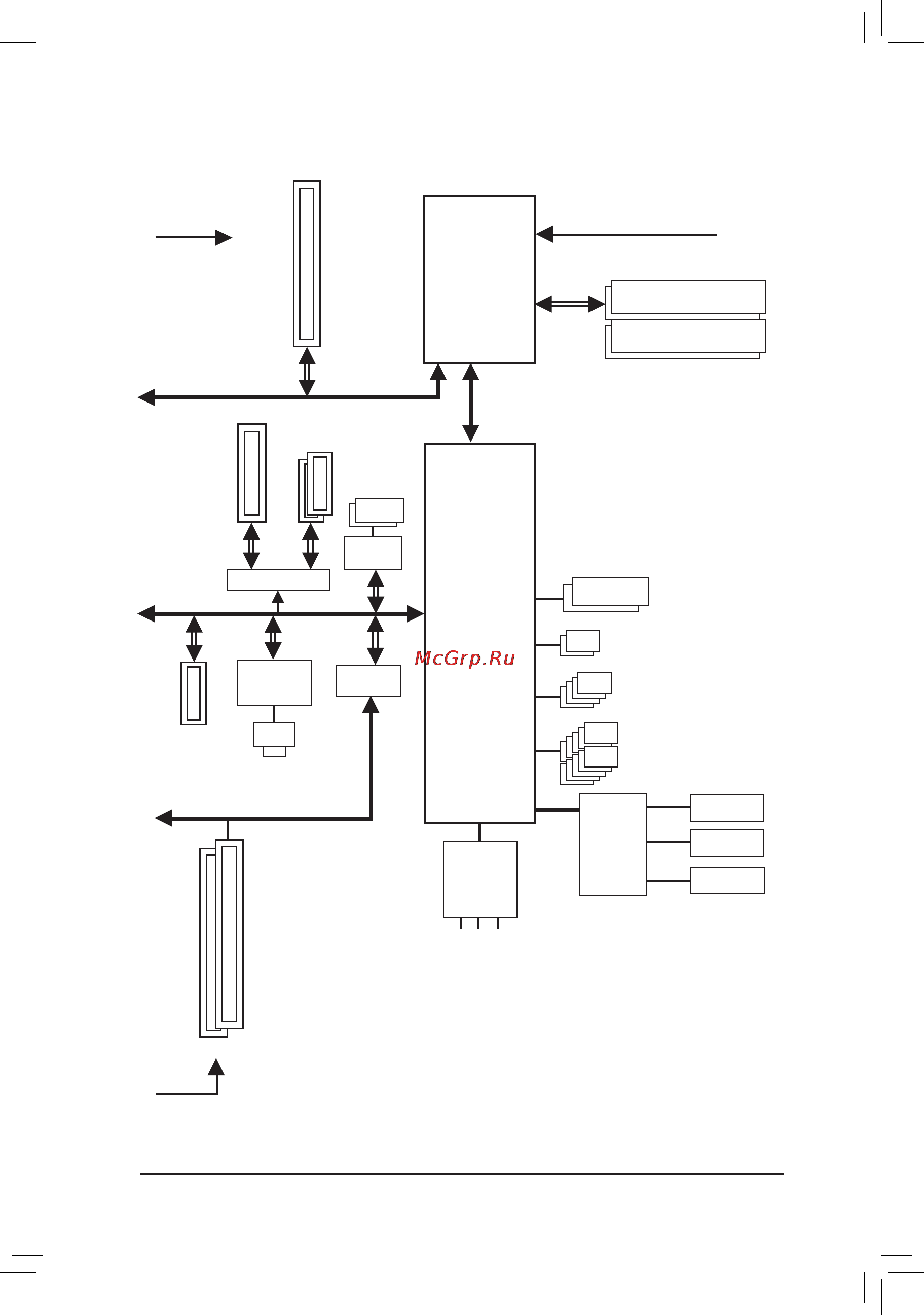 Gigabyte GA-P67A-D3-B3  (REV. 1.0) [8/100] Ga p67a d3 b3 motherboard block diagram