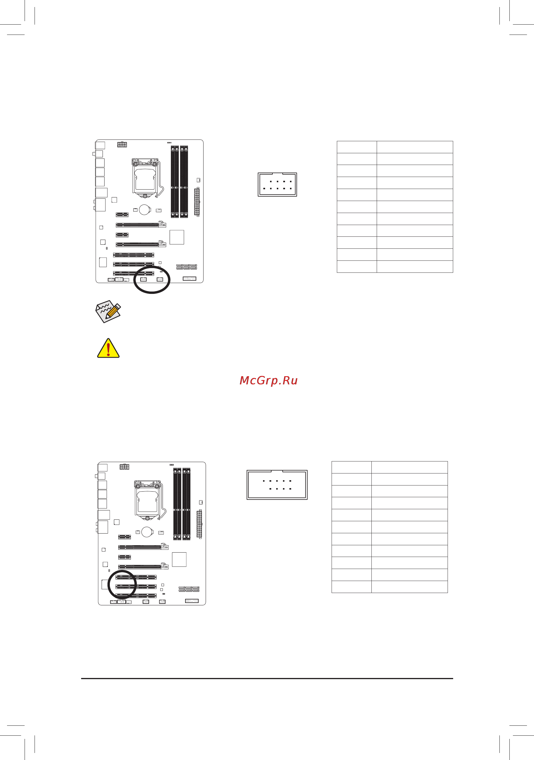 Gigabyte GA-P65A-UD3  (REV. 1.0) [21/24] F_usb1 f_usb2 разъемы usb интерфейса