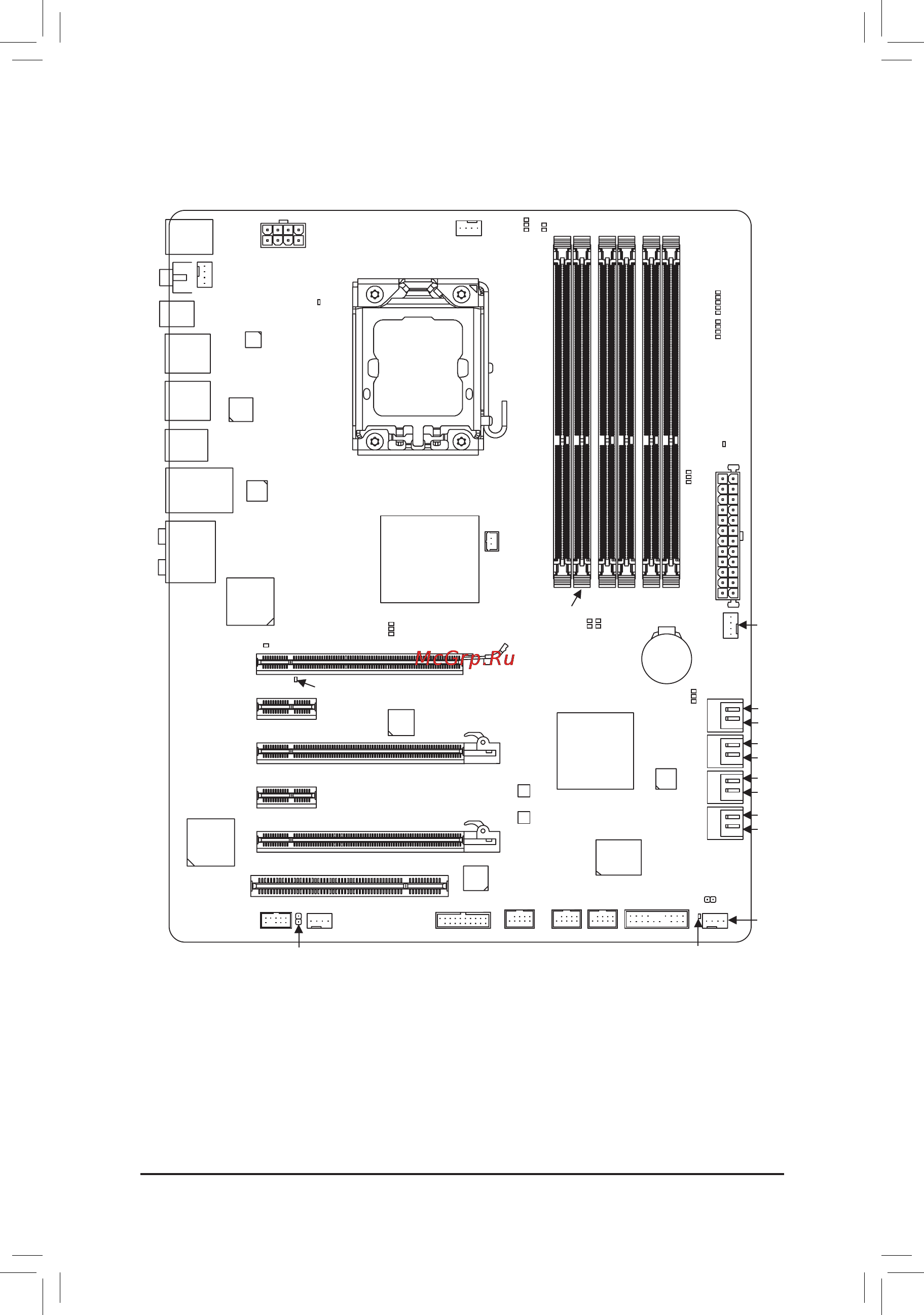 Gigabyte G1.SNIPER  (REV. 1.0) [7/128] G1 sniper motherboard layout