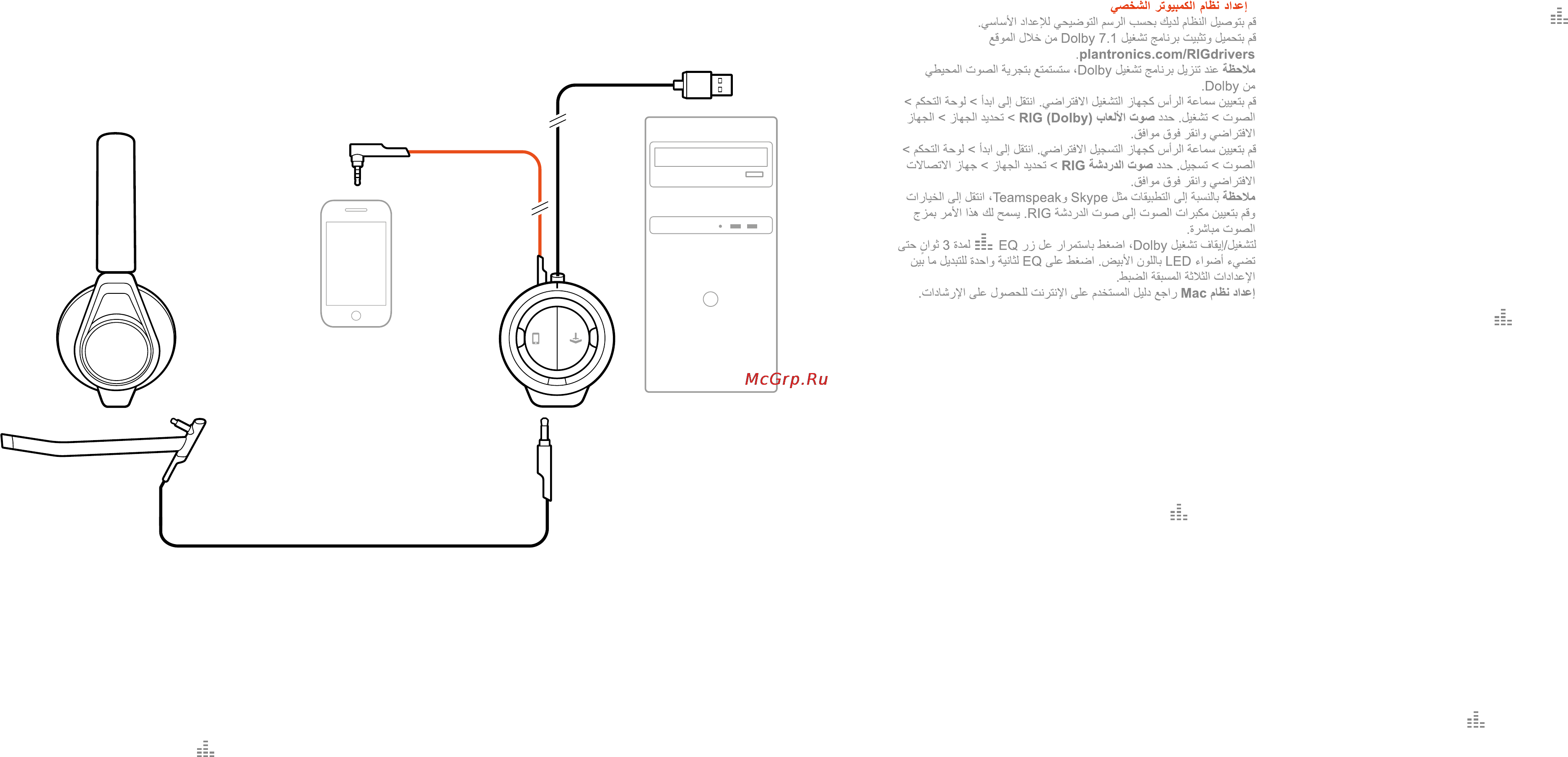 Plantronics RIG SURROUND [2/6] Basic setup