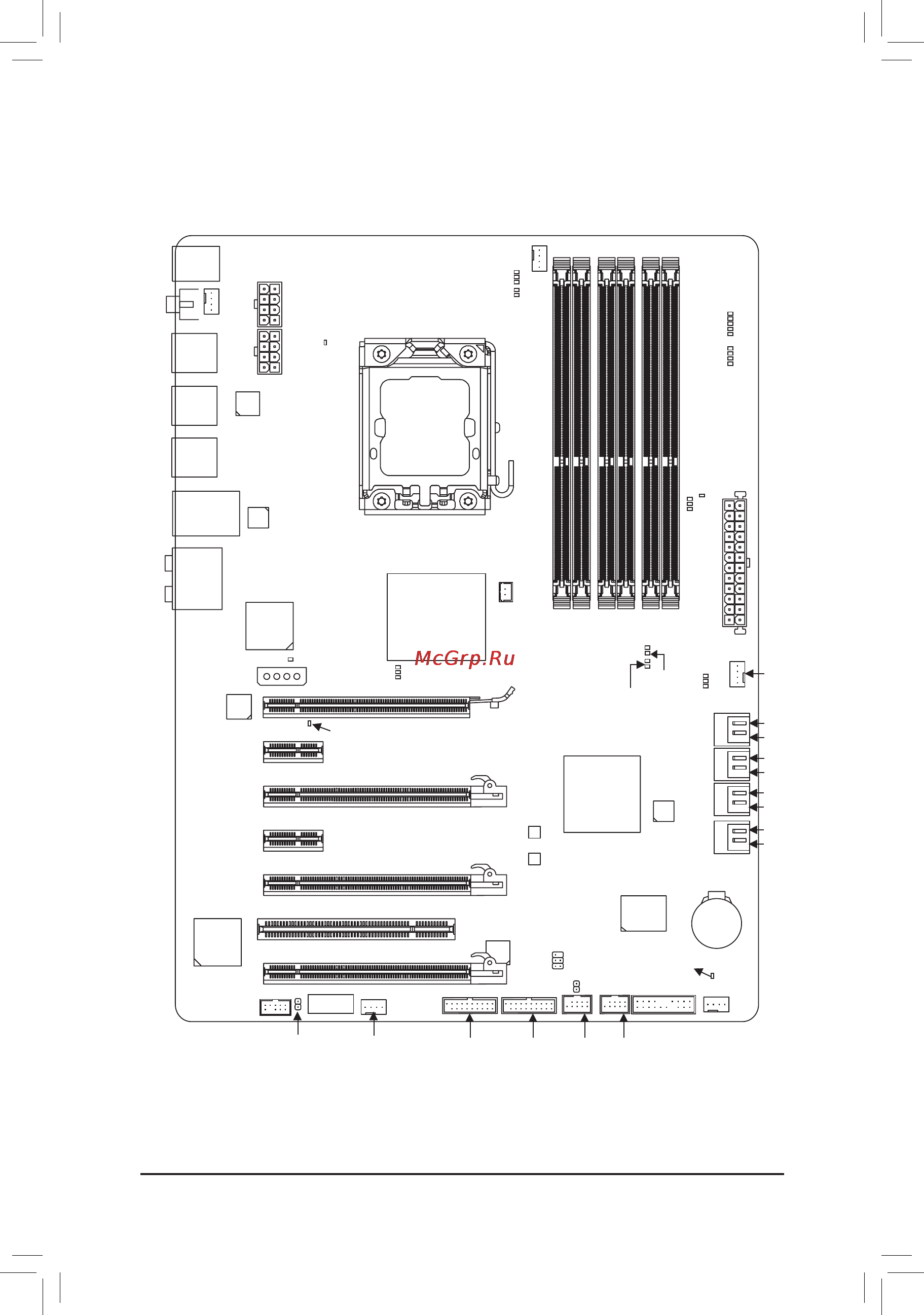 Gigabyte G1.ASSASSIN  (REV. 1.0) [7/128] G1 assassin motherboard layout