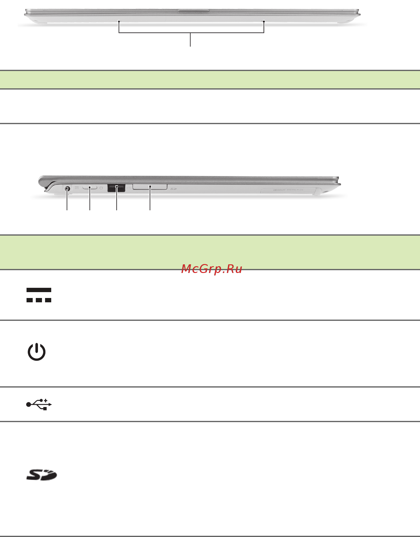 Acer Aspire S7-392-54218G12tws NX.MBKER.011 [12/99] Вид спереди