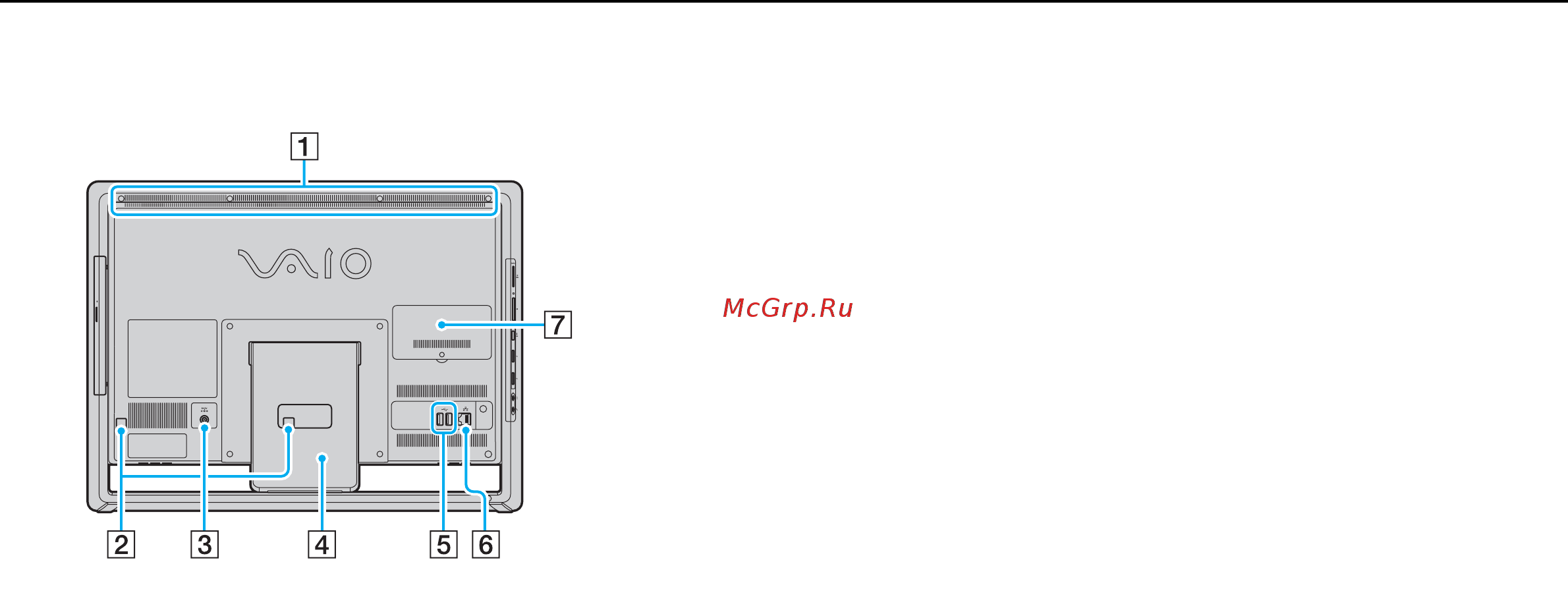 Sony VPC-J12M1R/B [12/157] Вид сзади