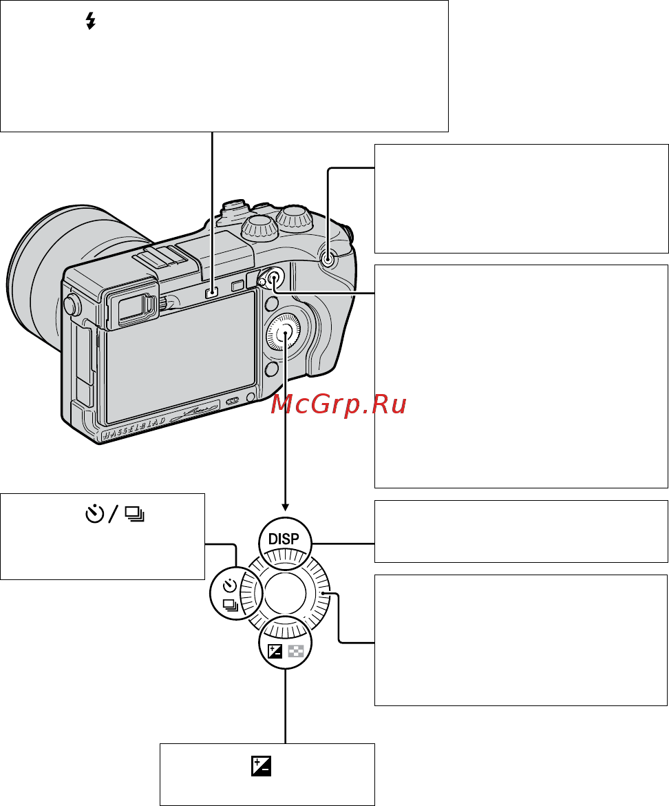 Hasselblad Lunar Kit Махогони [4/48] Кнопка открытие вспышки