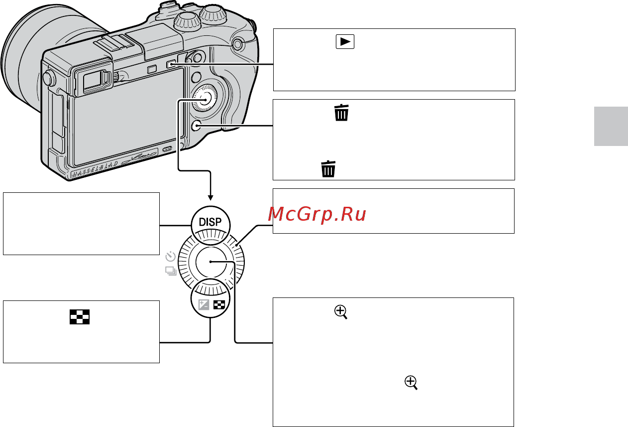 Hasselblad Lunar Kit Махогони [5/48] Кнопка disp