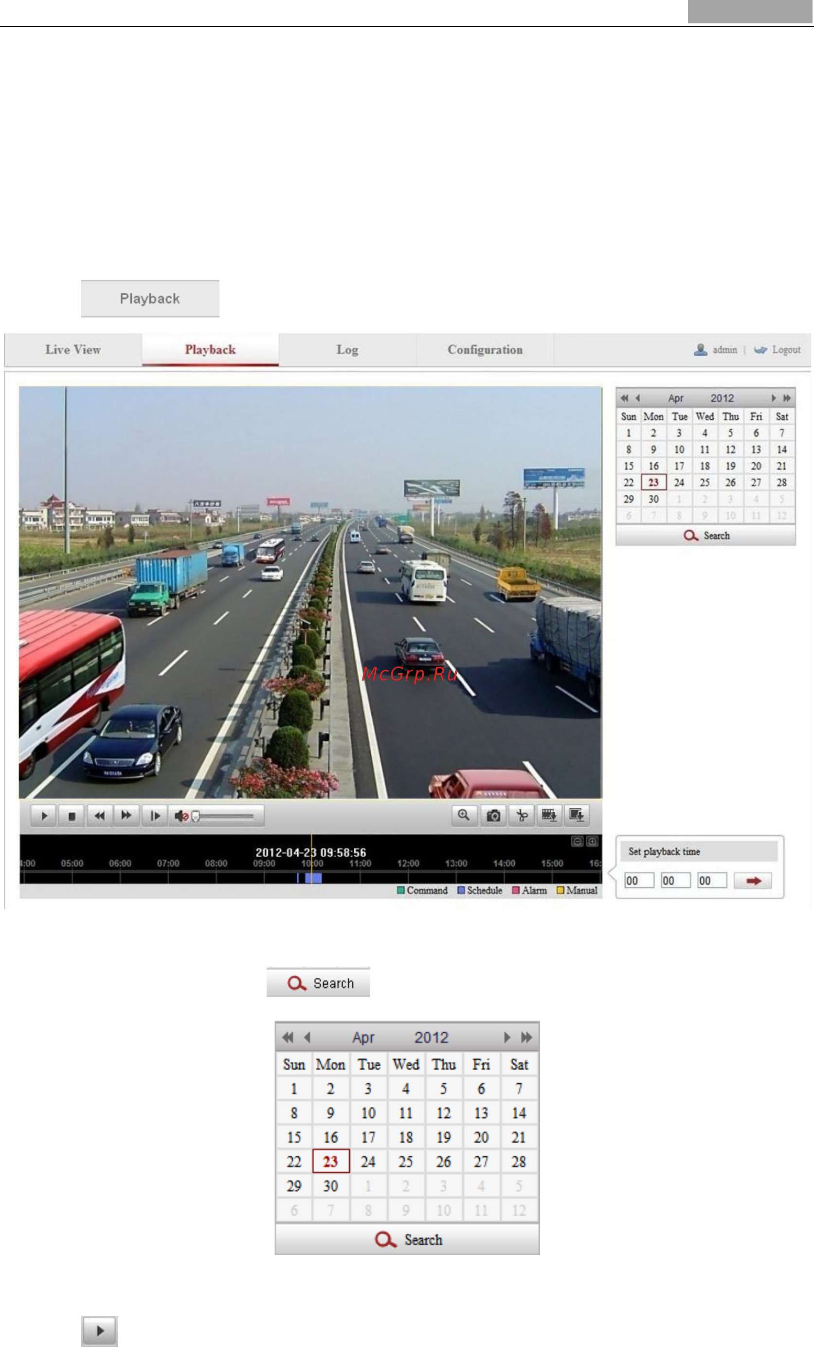Hikvision DS-2CD7255F-E(I)Z(H)(S) [79/95] Chapter 8 playback