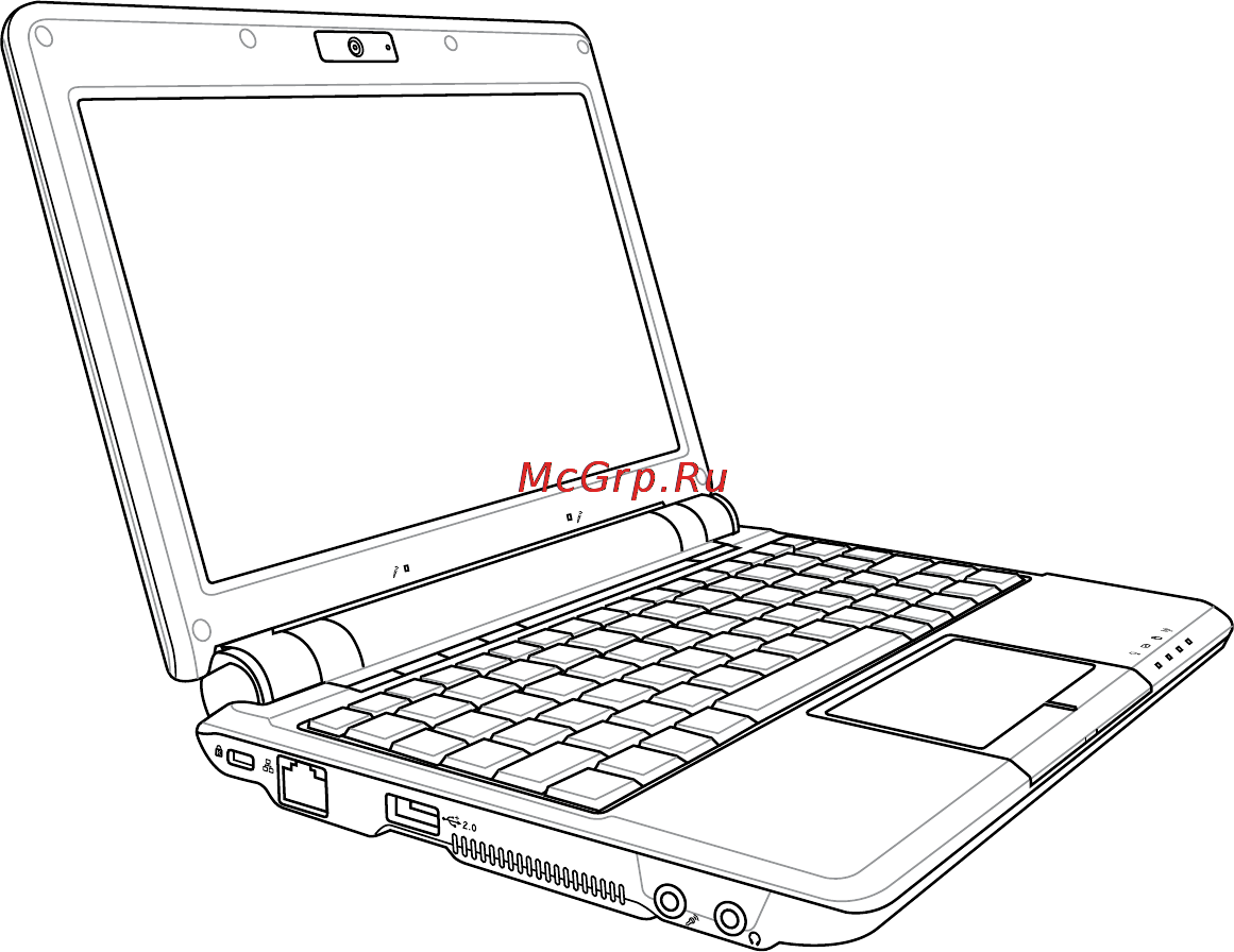Asus EEEPC 1000HD Инструкция по эксплуатации онлайн