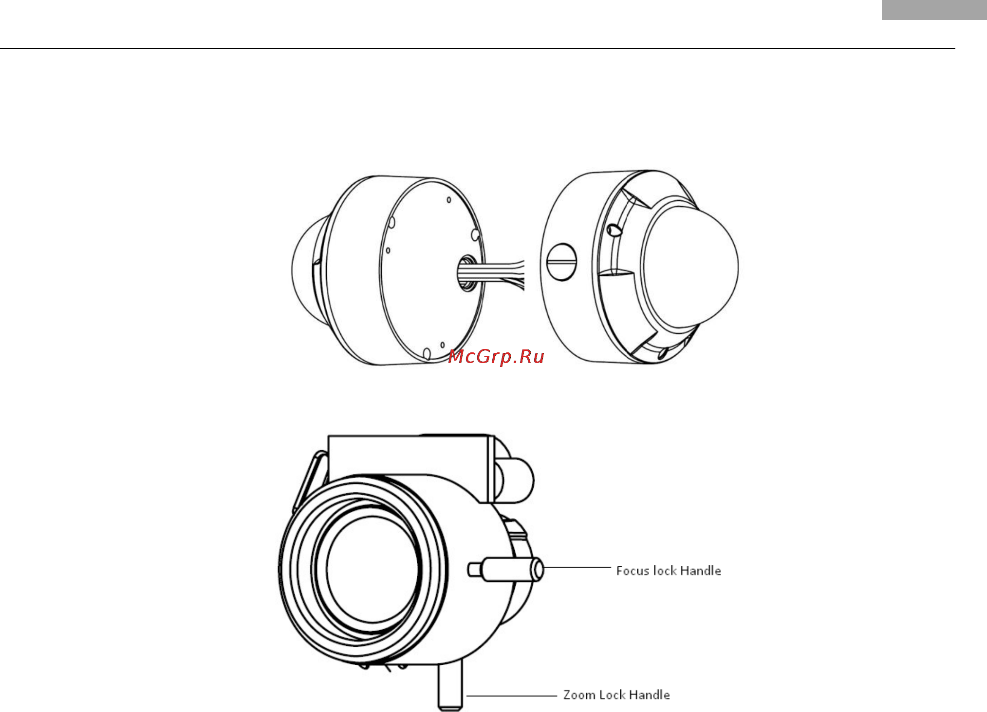 Hikvision DS-2CD862MF-E [14/67] Установка камеры в стандартном корпусе