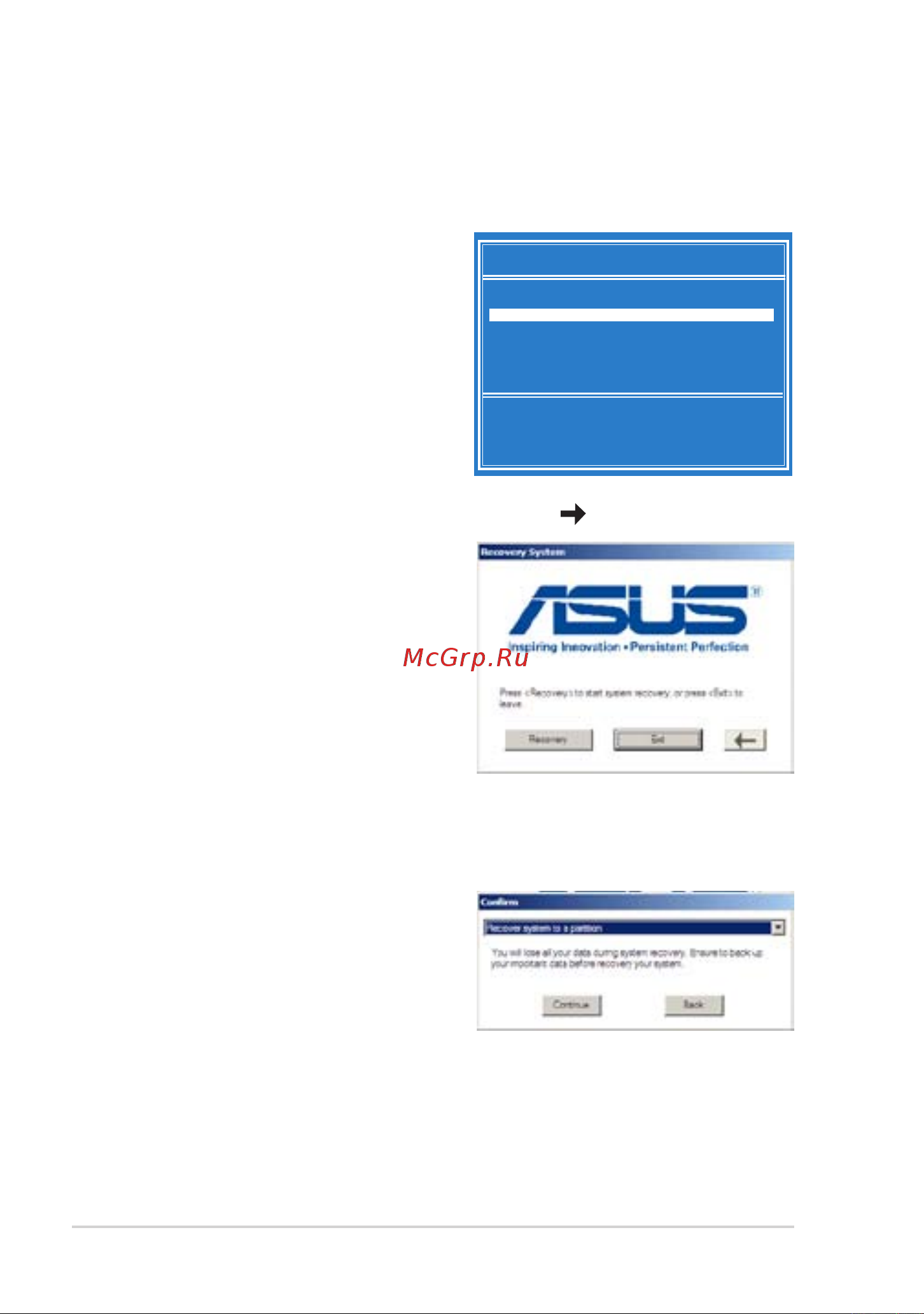 Asus EEEPC 1215P [46/62] Использование usb устройства usb восстановление