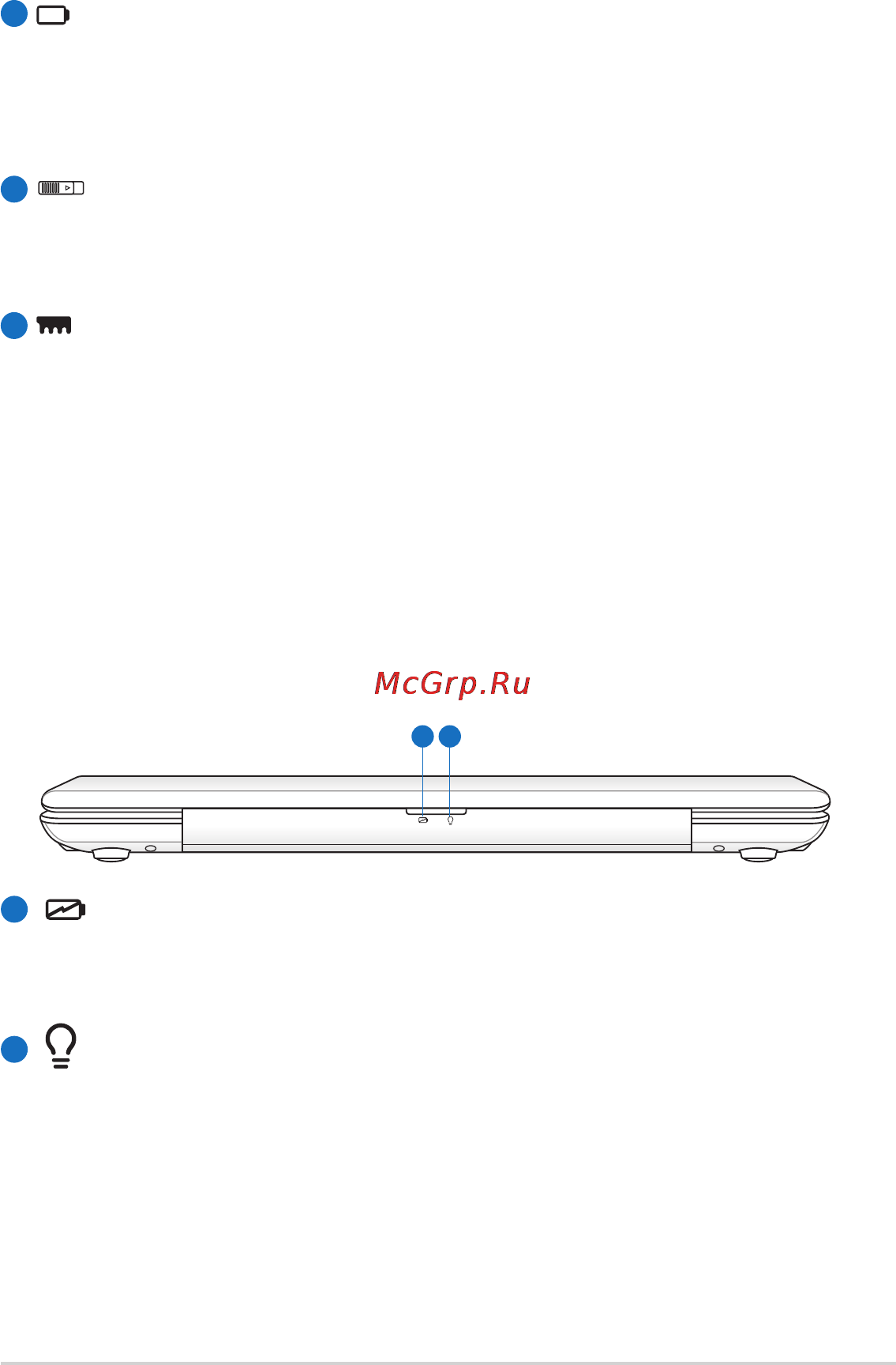 Asus EEEPC 1018P [15/64] Задняя сторона