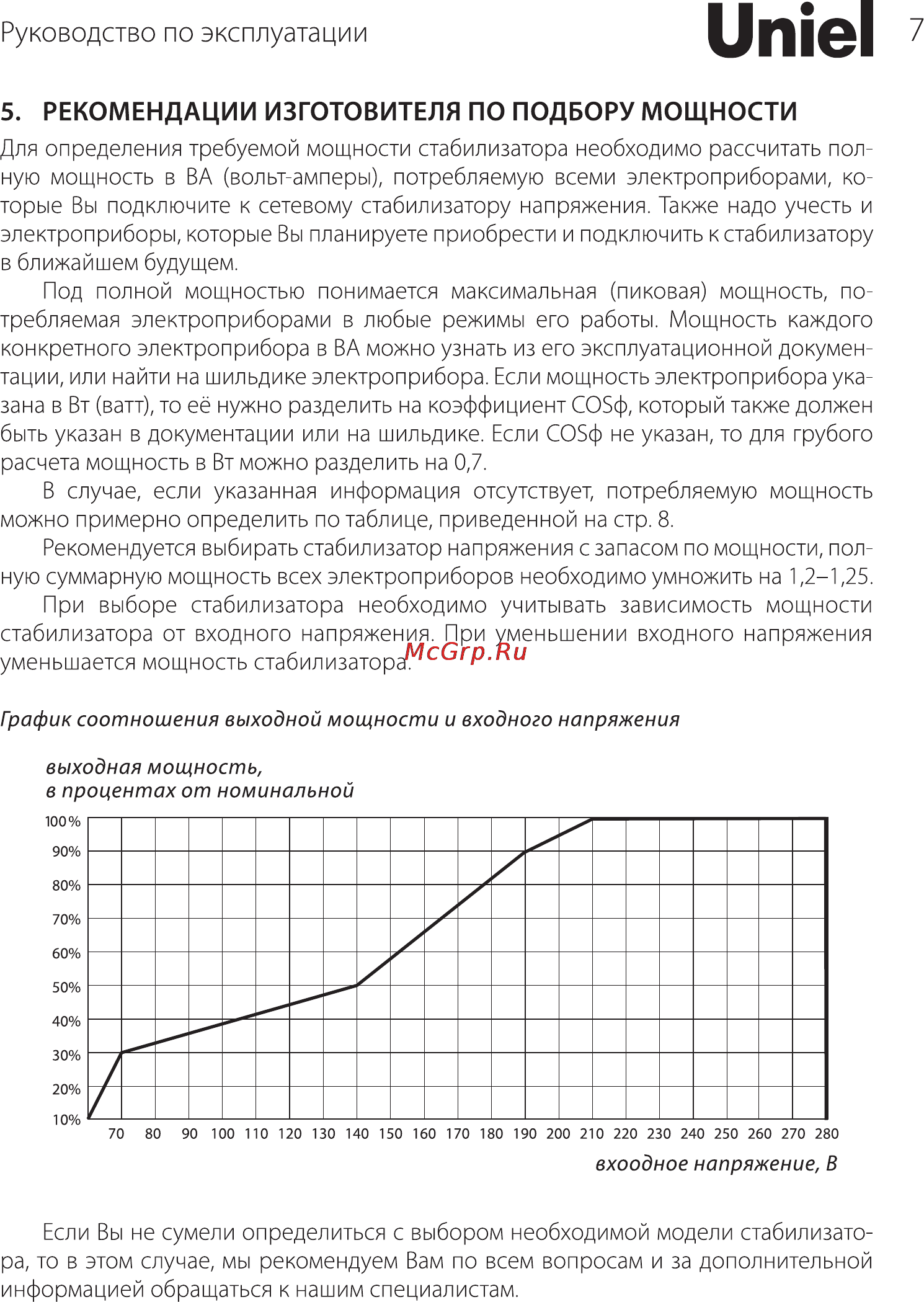 Uniel U-STR-500/1 [7/12] Руководство по эксплуатации