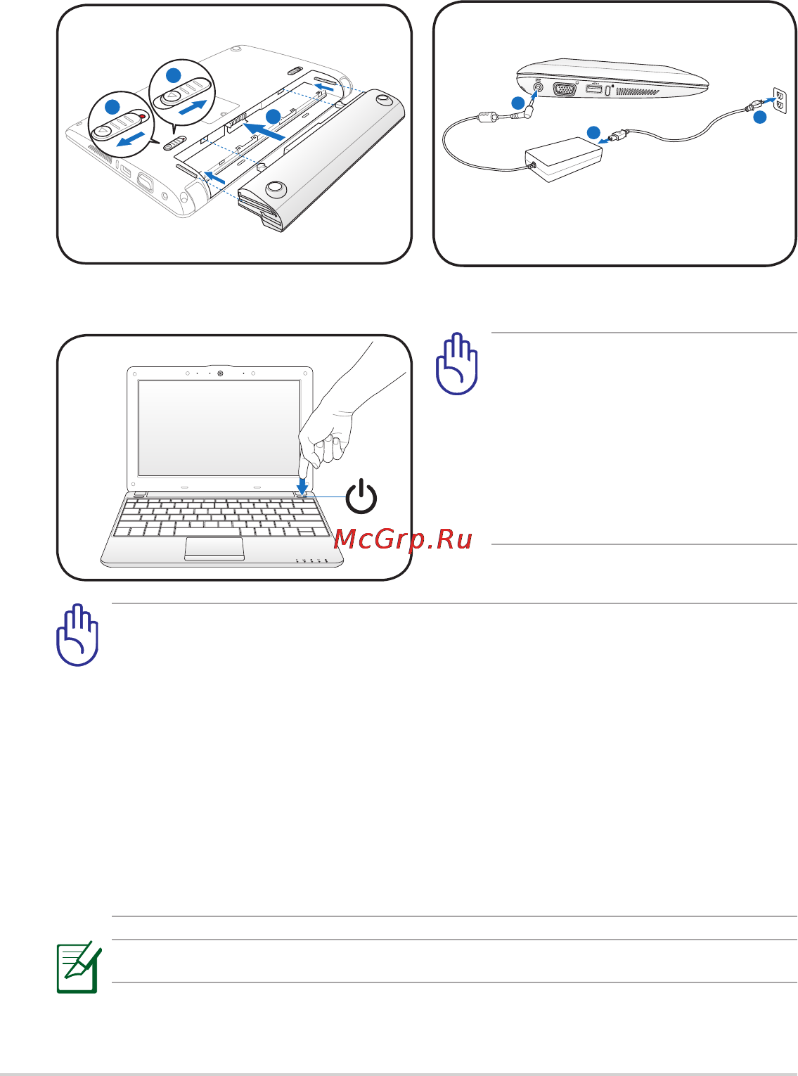 Asus EEEPC 1005HA WINXP [22/62] Подготовка eee pc