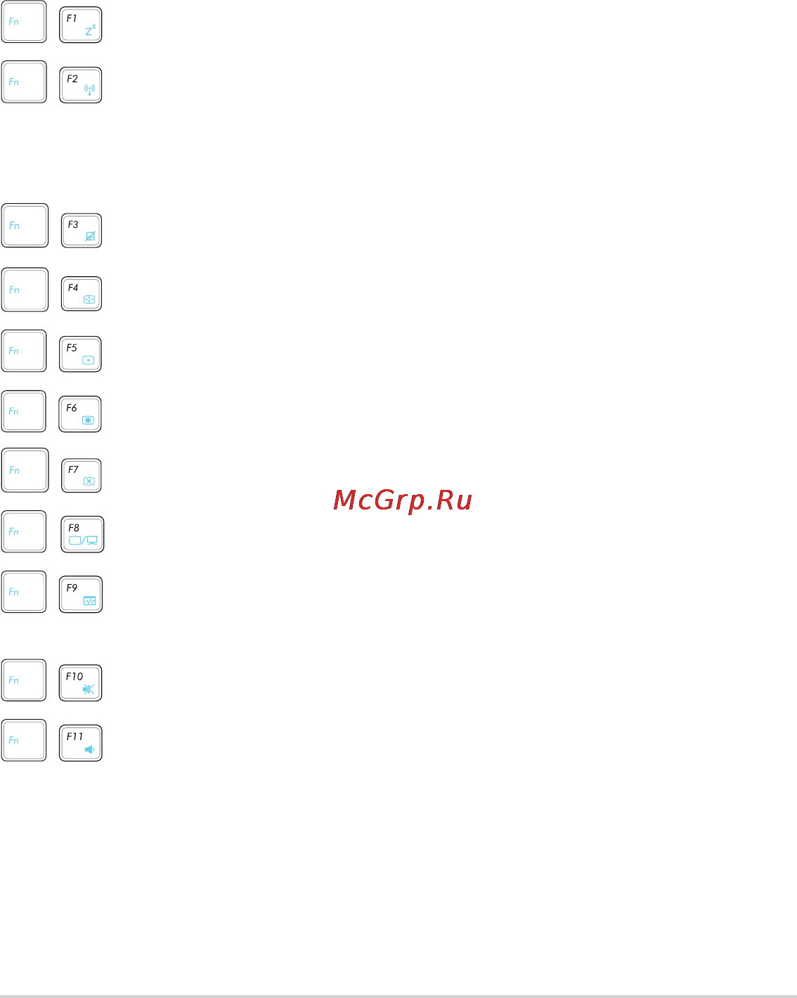 Asus EEEPC 1001PQD WIN7 [17/72] Использование клавиатуры