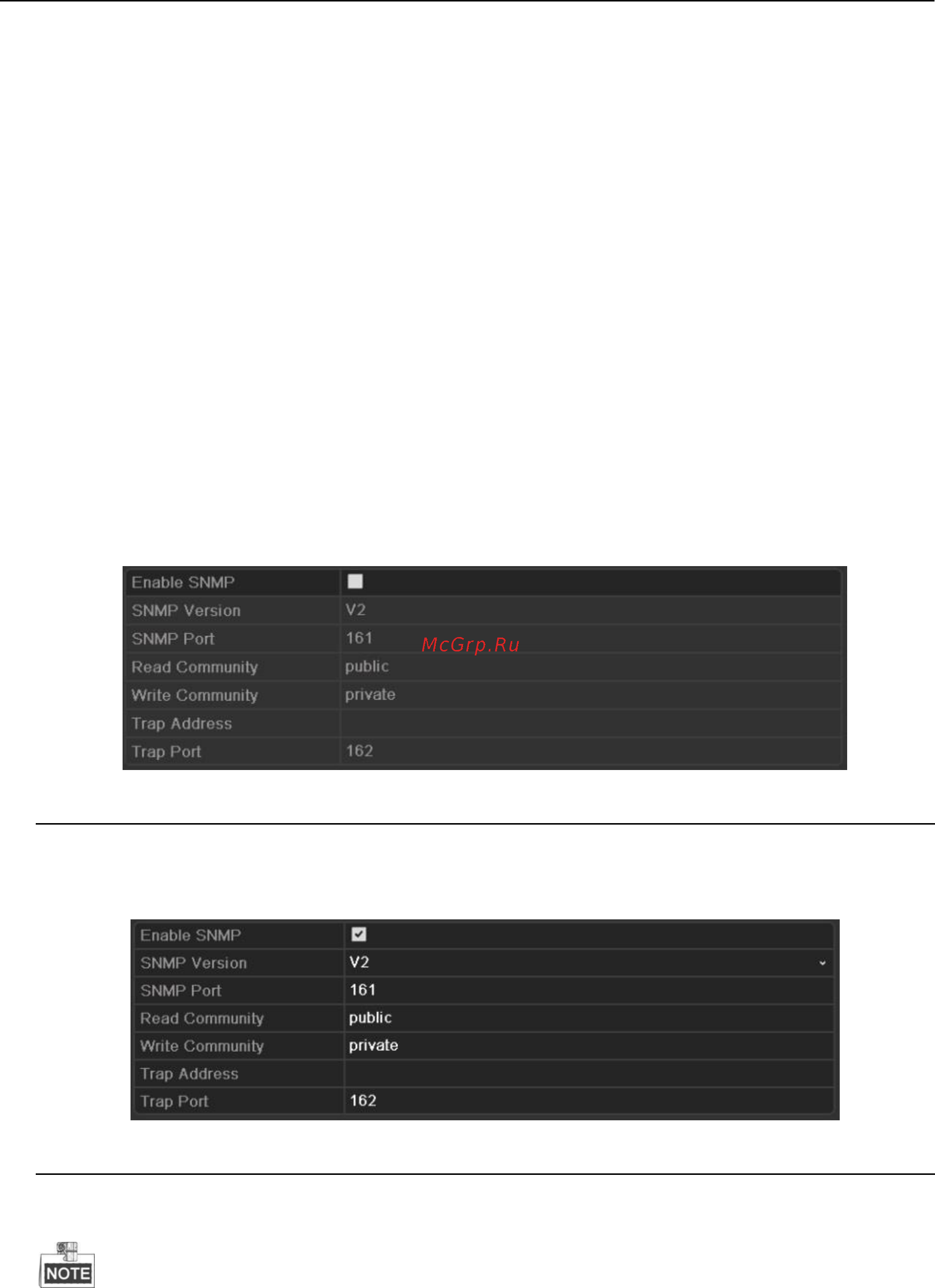 Hikvision DS-7204HVI-SH [165/230] Настройка snmp