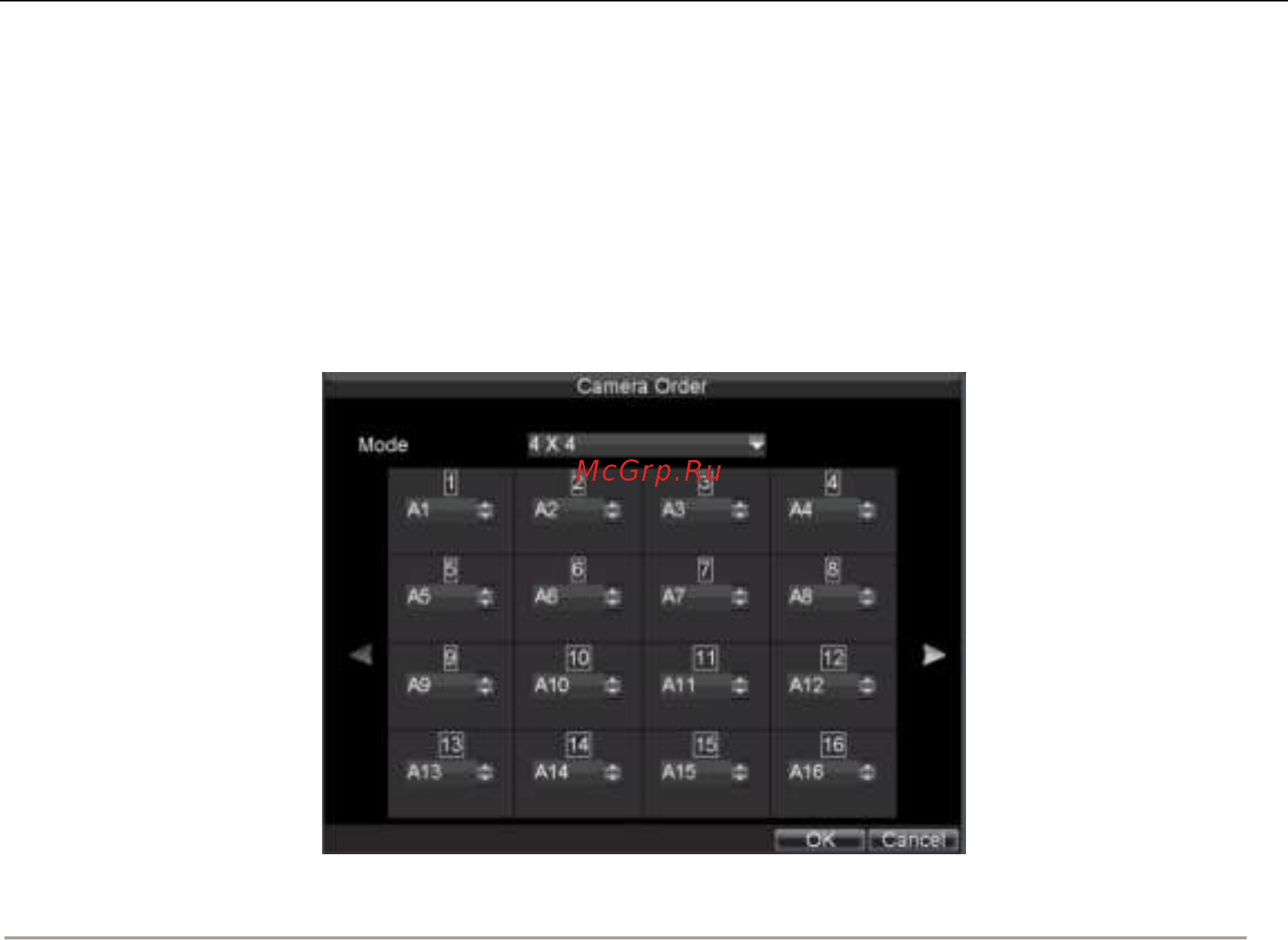 Hikvision DS-9104 [30/102] Настройка отображения камер