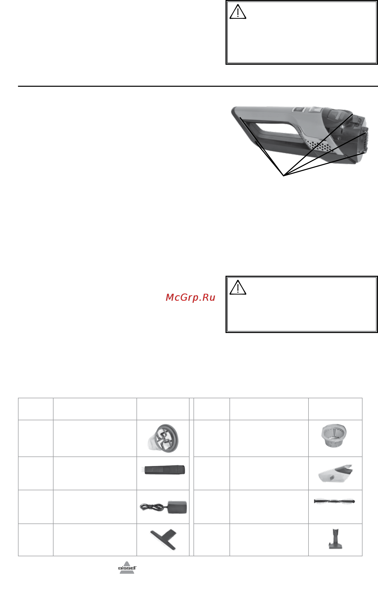 Bissell MultiReach Ion 1312J [10/12] Запасные части