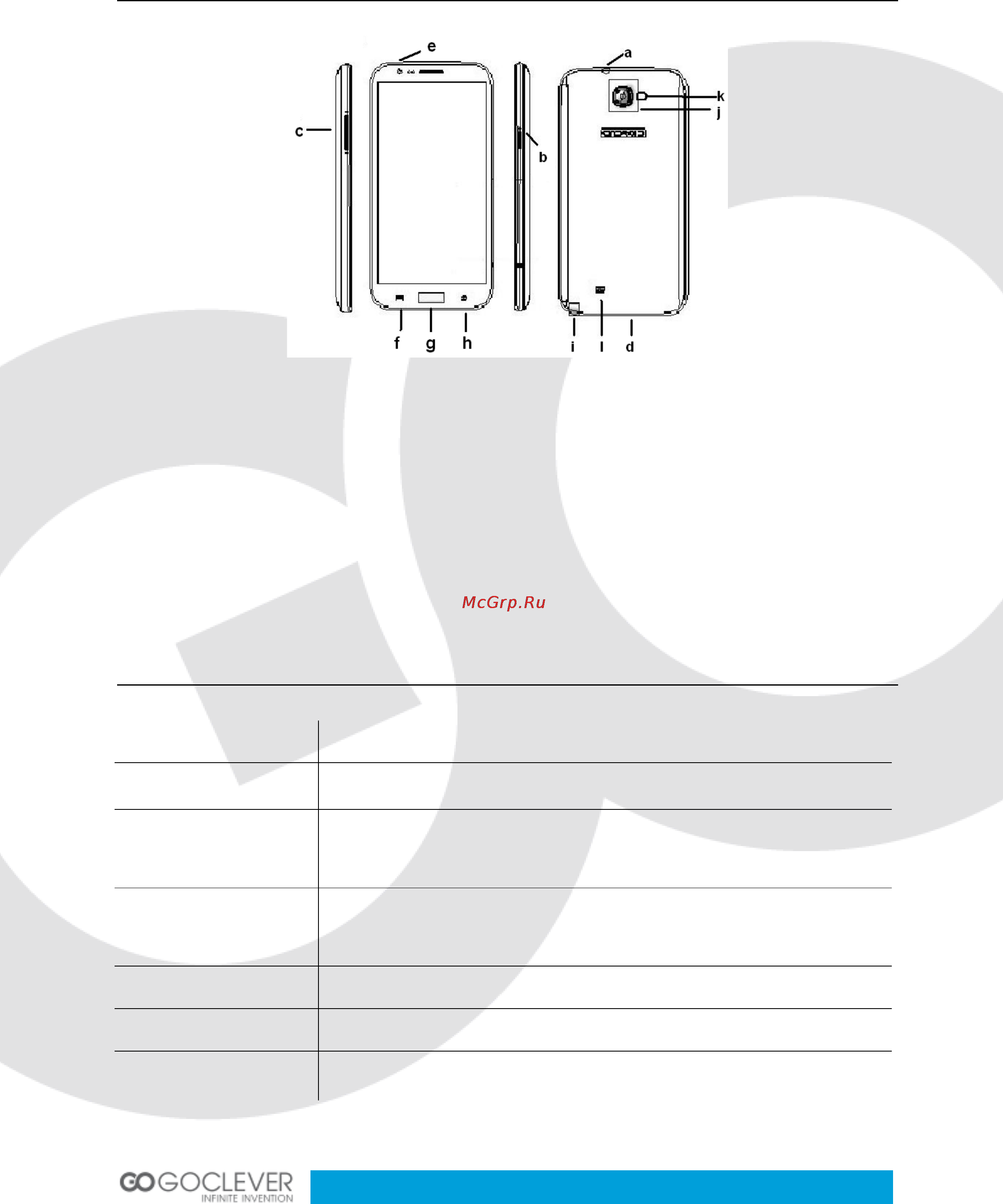 Goclever FONE 570Q Инструкция по эксплуатации онлайн [12/24] 109746