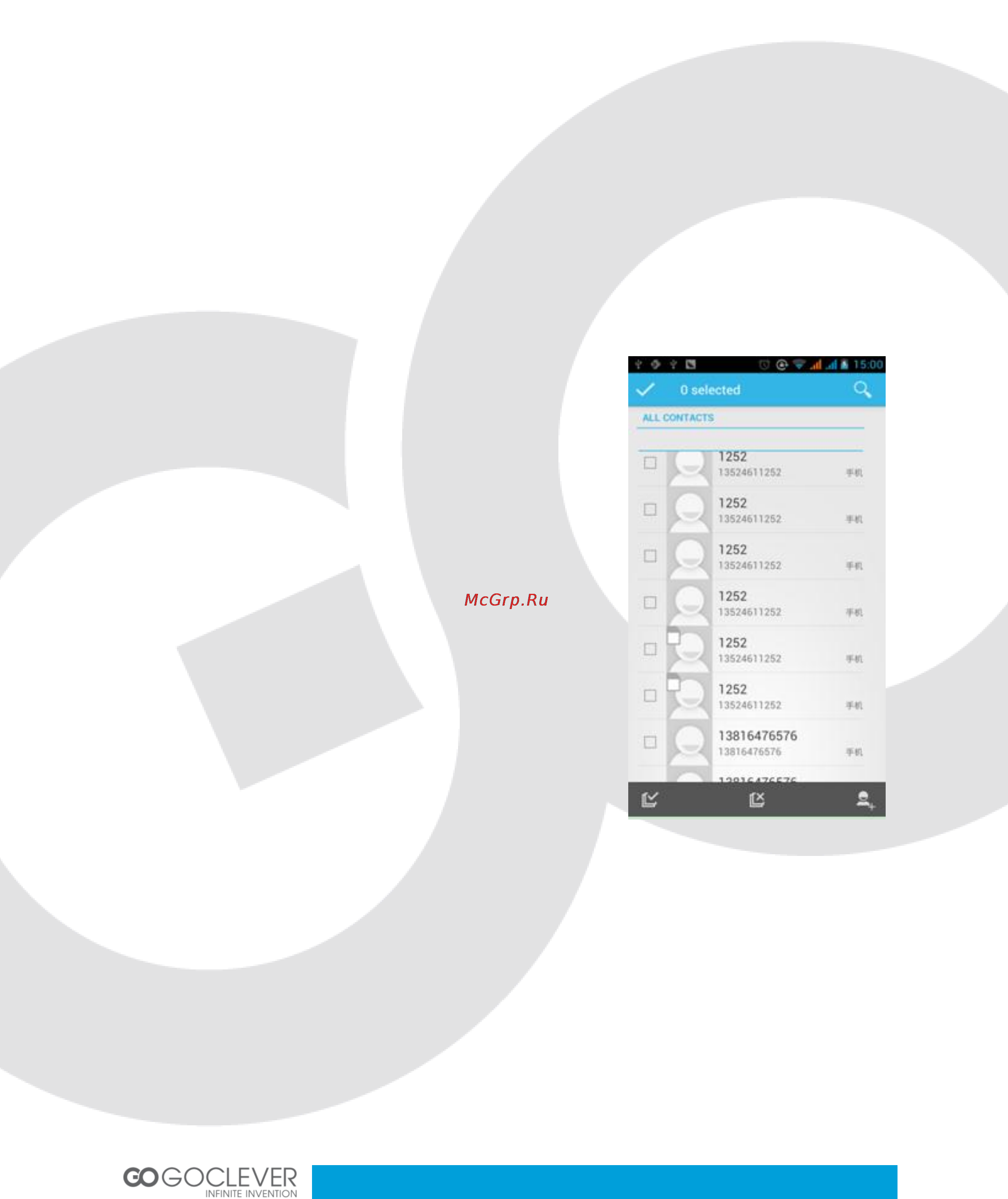 Goclever FONE 450 Инструкция по эксплуатации онлайн [15/64] 109749