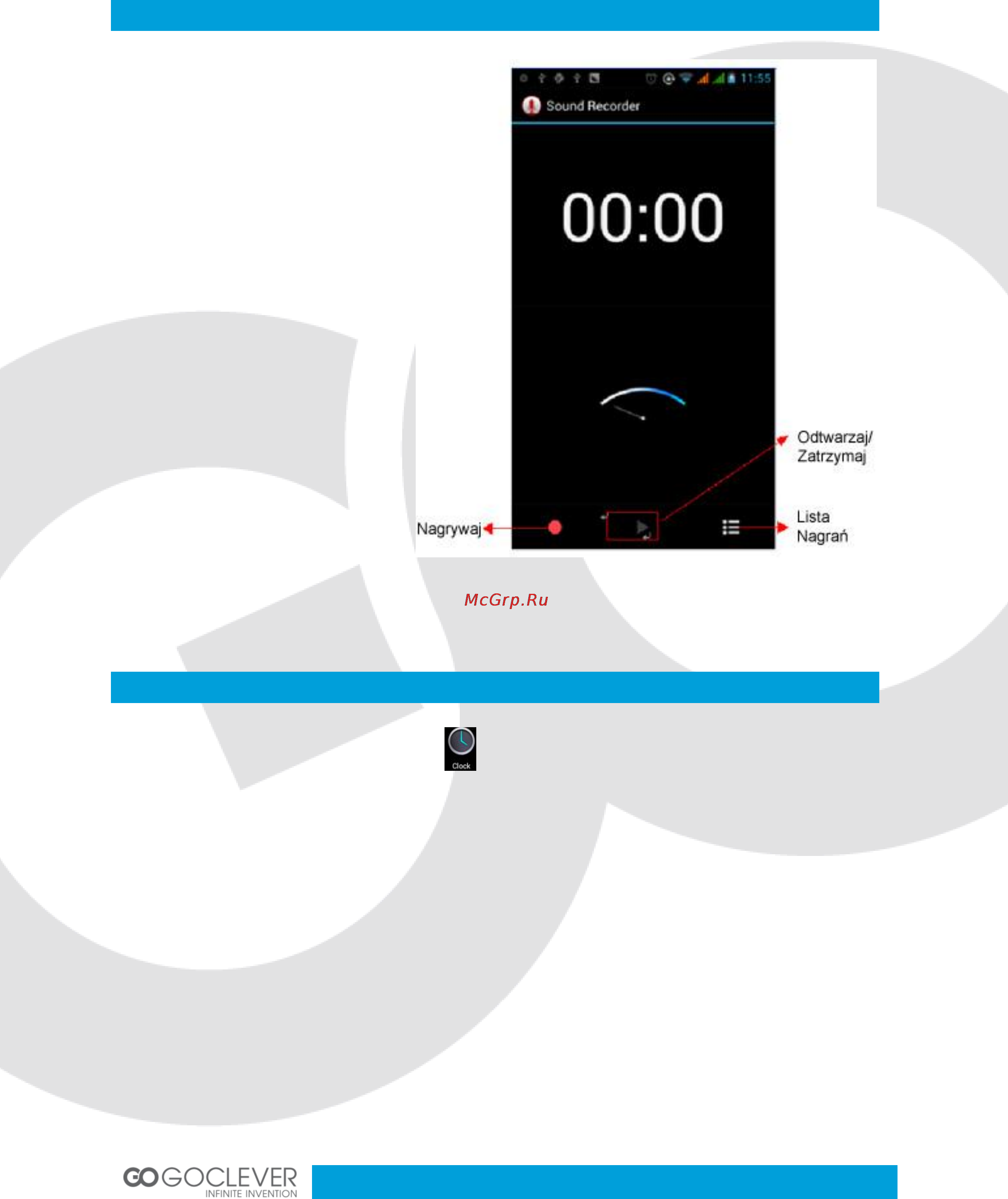 Goclever FONE 450 [48/64] Dyktafon