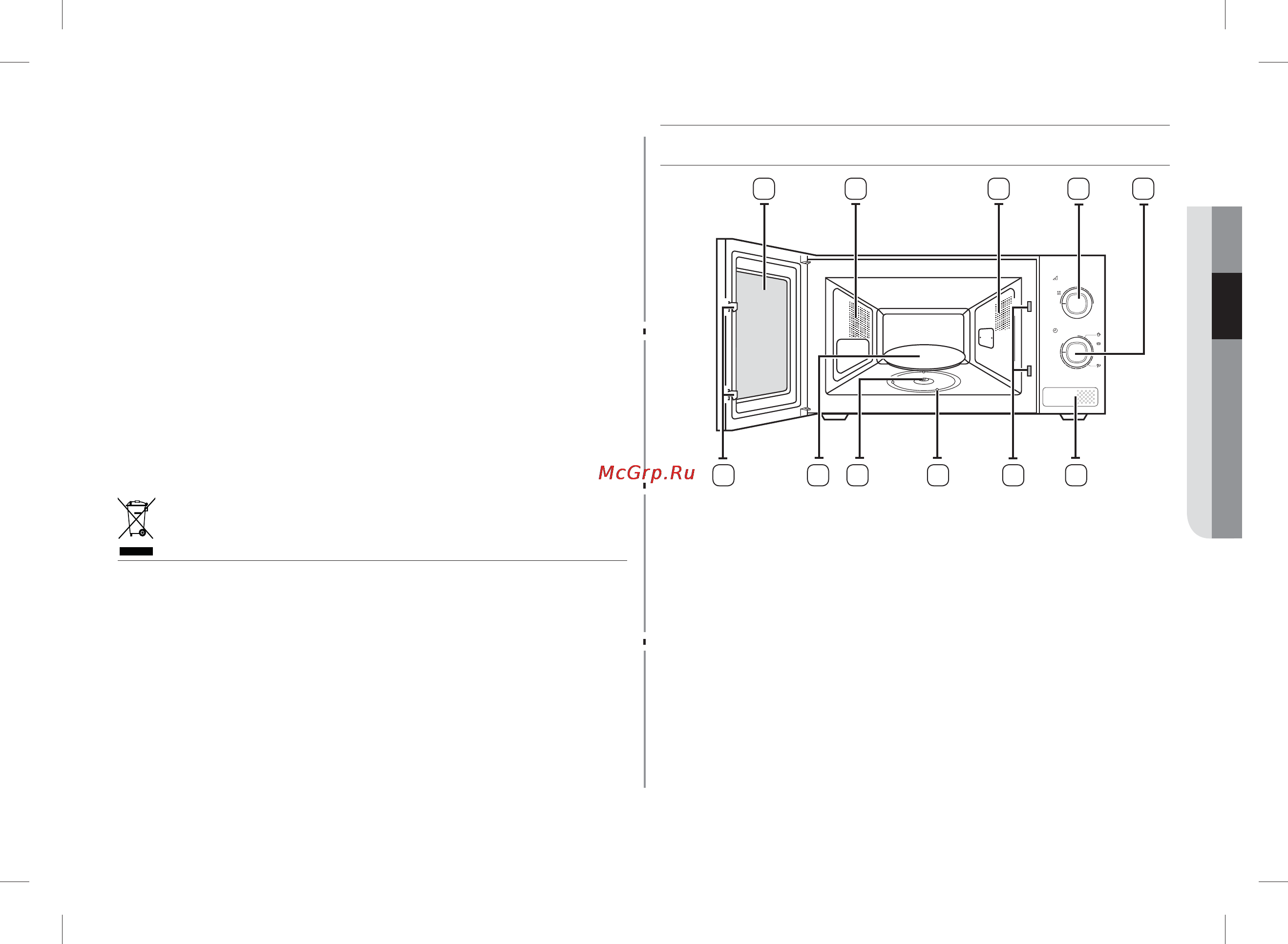 Samsung ME81KRW-2 [11/20] Функции микроволновой печи