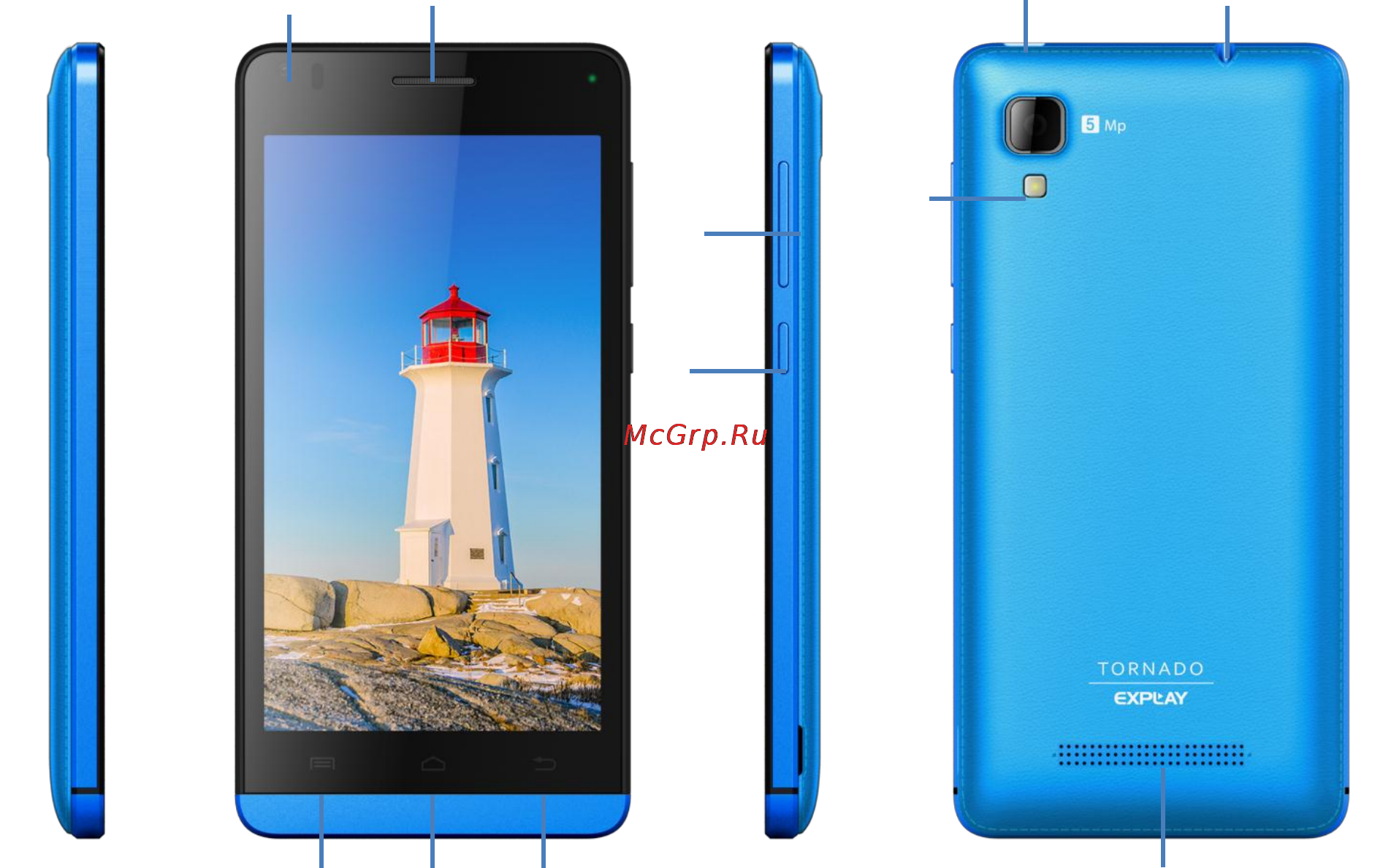 Explay Tornado Black [11/58] Описание устройства