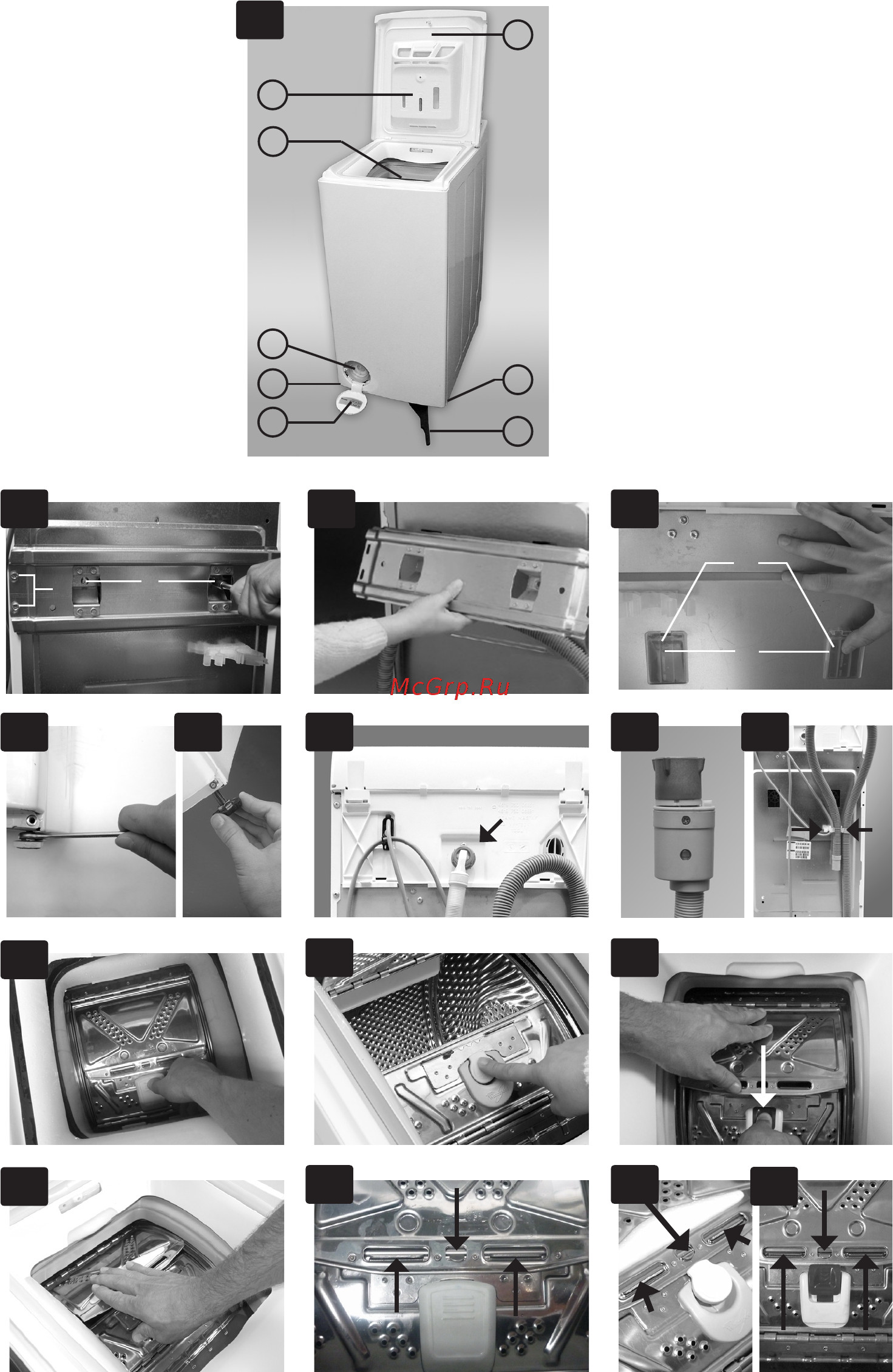 Indesit TMI A 51051 N (RF) Инструкция по эксплуатации онлайн [2/27] 110004
