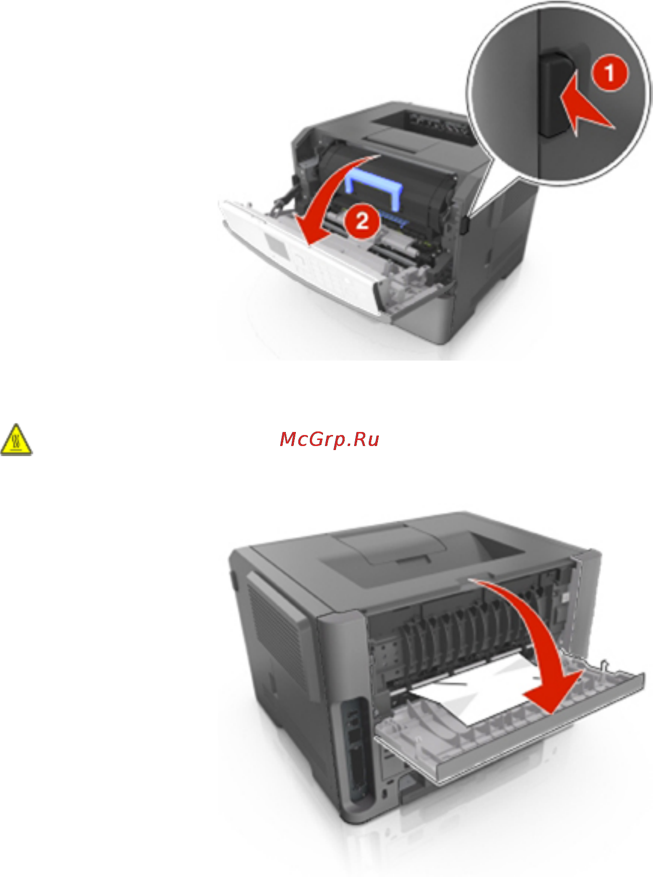 Develop ineo 4700P [146/217] X page jam open rear door 20y xx