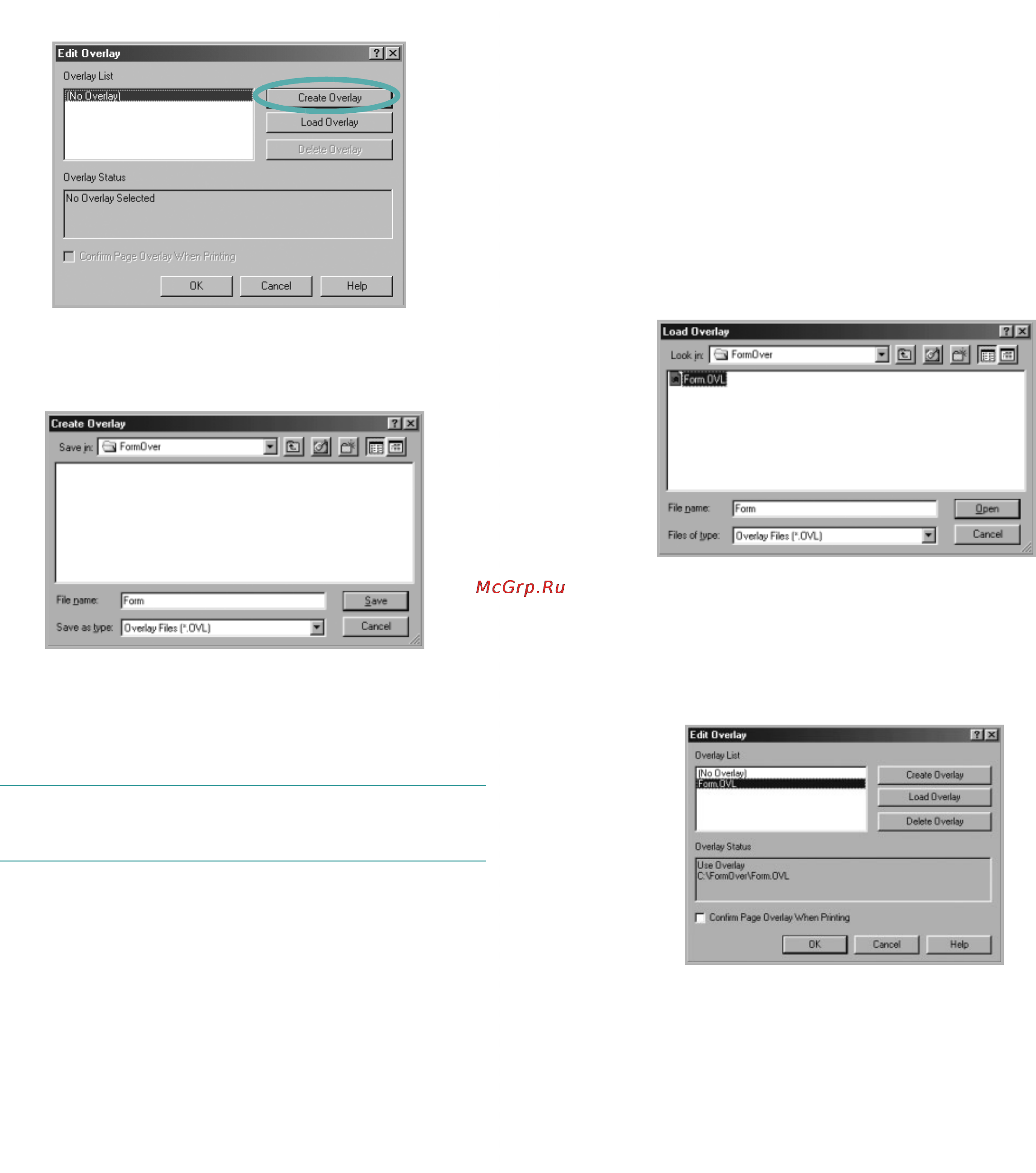 Samsung ML-2010 [103/118] Using a page overlay