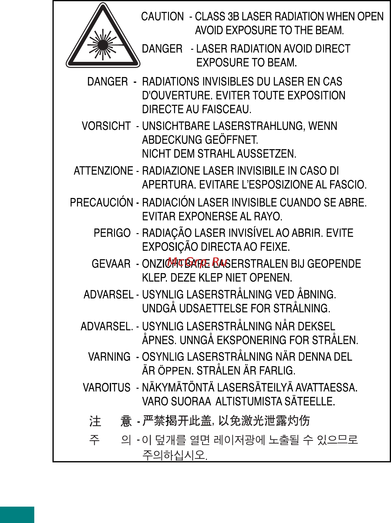 Samsung ML-2010 [9/118] Environmental and safety consideration