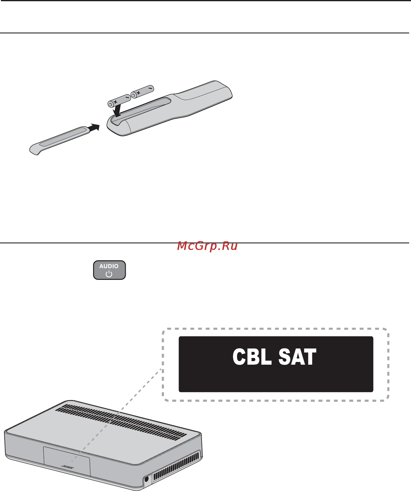 Bose CineMate 520 Black [17/34] Включение питания системы