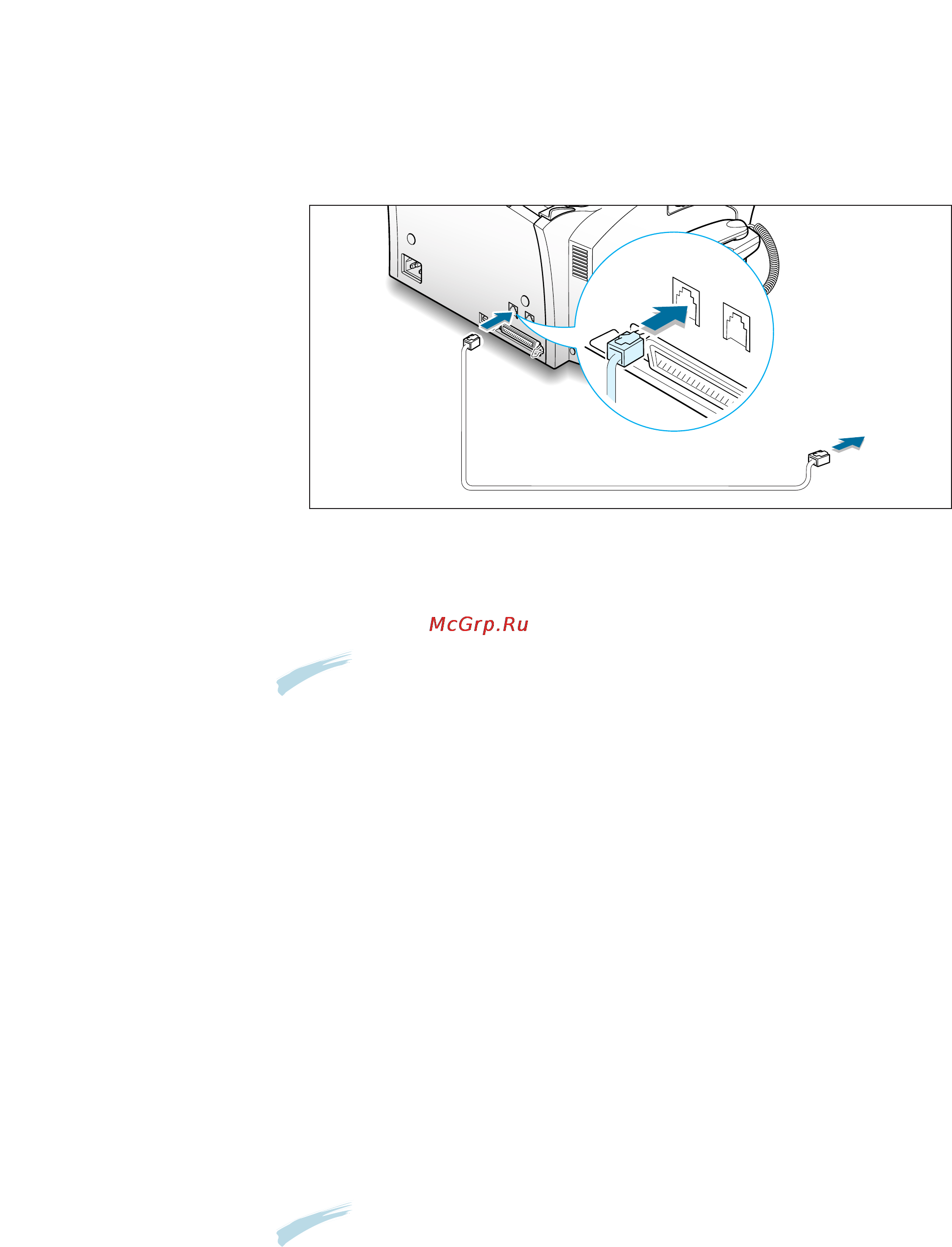 Samsung SF-531P [24/167] To connect to a wall jack that has two phone lines