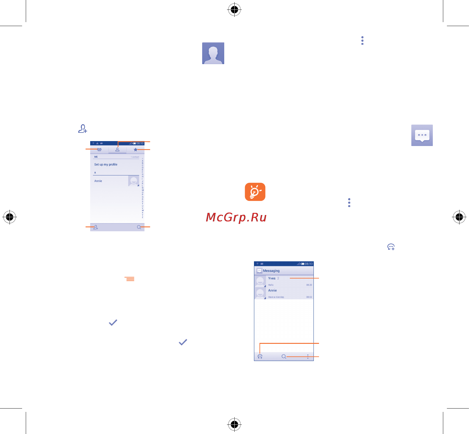 Alcatel ONETOUCH POP C3 4033X [9/20] Messaging