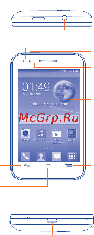 Alcatel ot4018d pop d1 (2 sim) black/dark chocolate [2/44] Ваш телефон