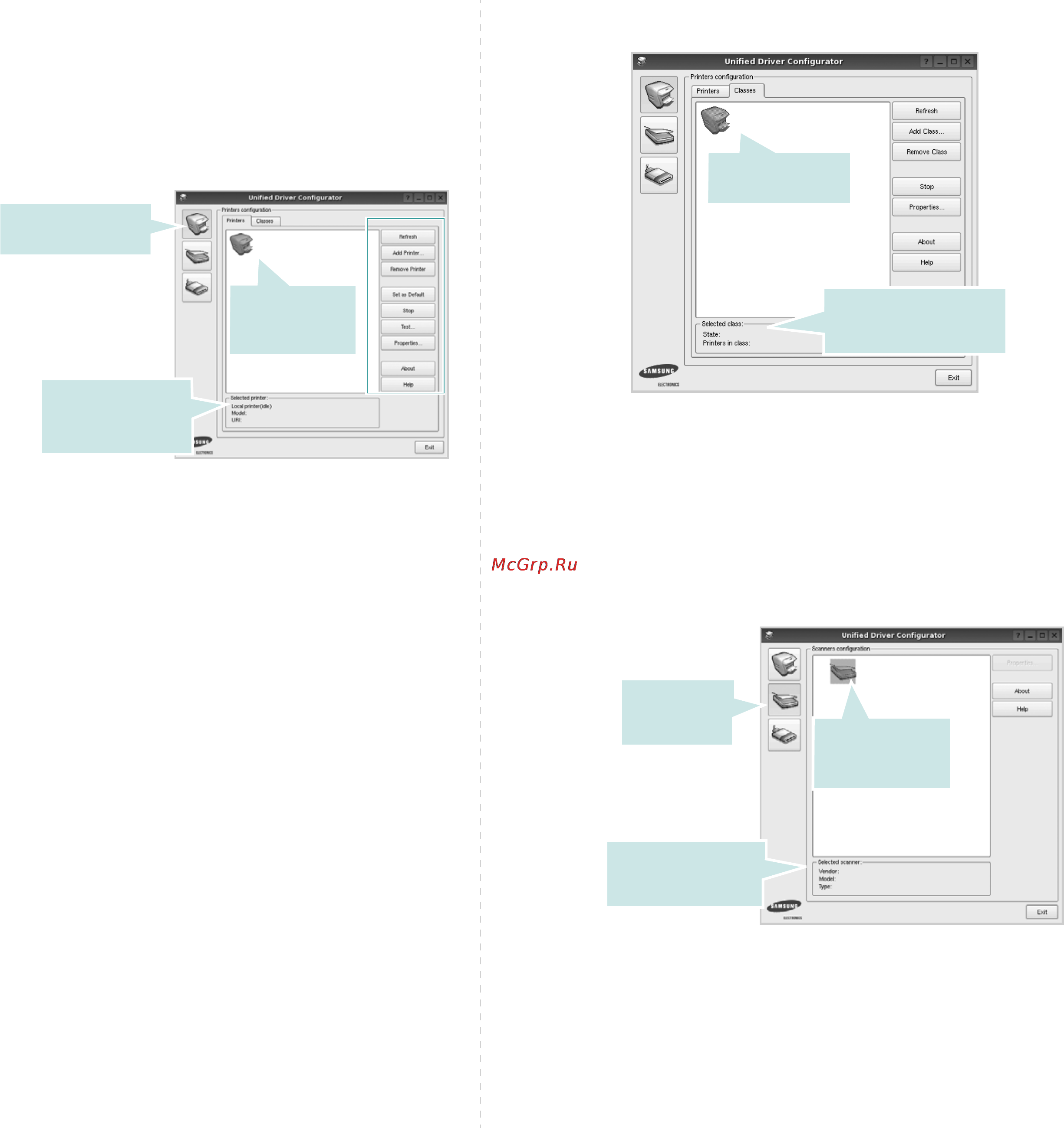 Samsung SCX-4500W [102/115] Окно printers configuration