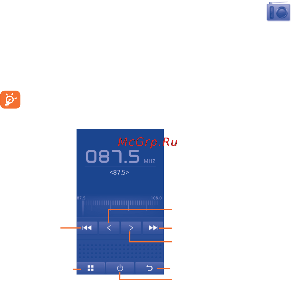 Alcatel ONETOUCH 818D [28/52] Radio 10
