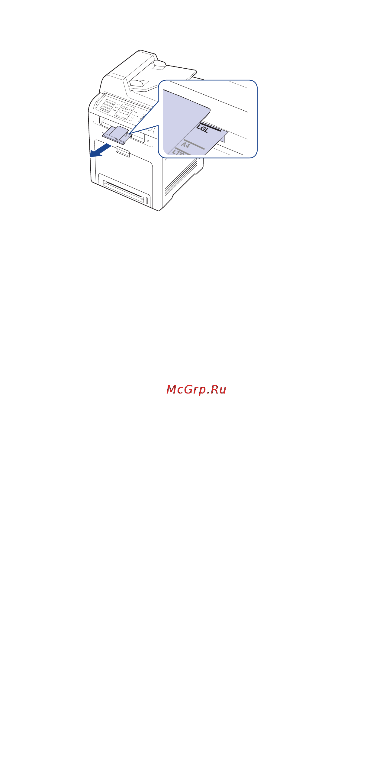 Samsung CLX-6210FX [40/173] For a4 or legal sized paper