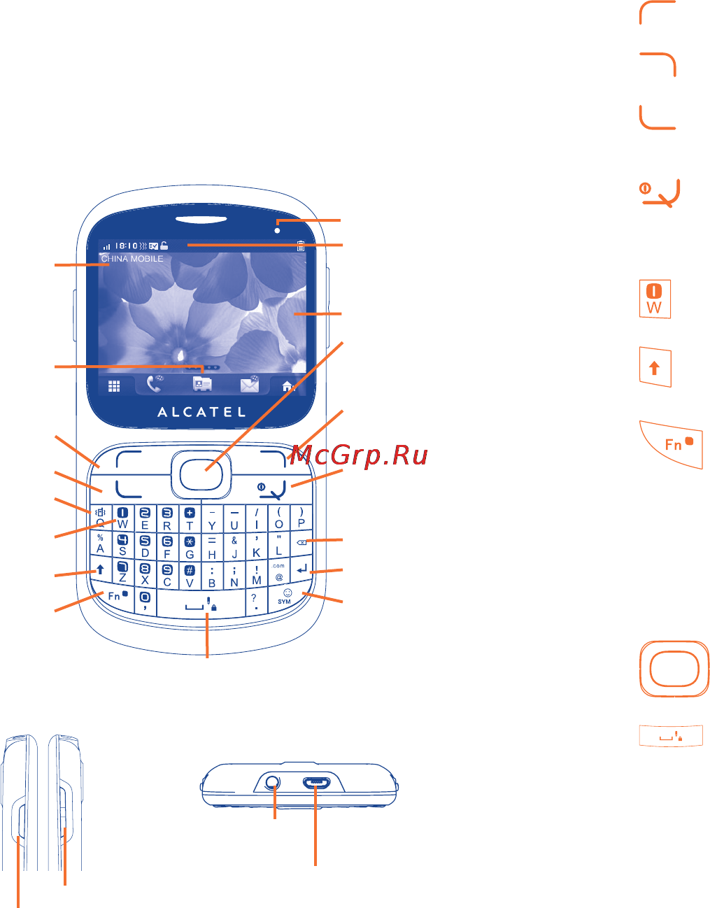 Alcatel ONETOUCH 803D [10/50] Your mobile