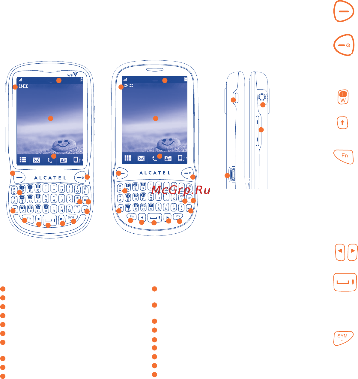 Alcatel ONETOUCH 806D [10/49] Ваш мобильный телефон